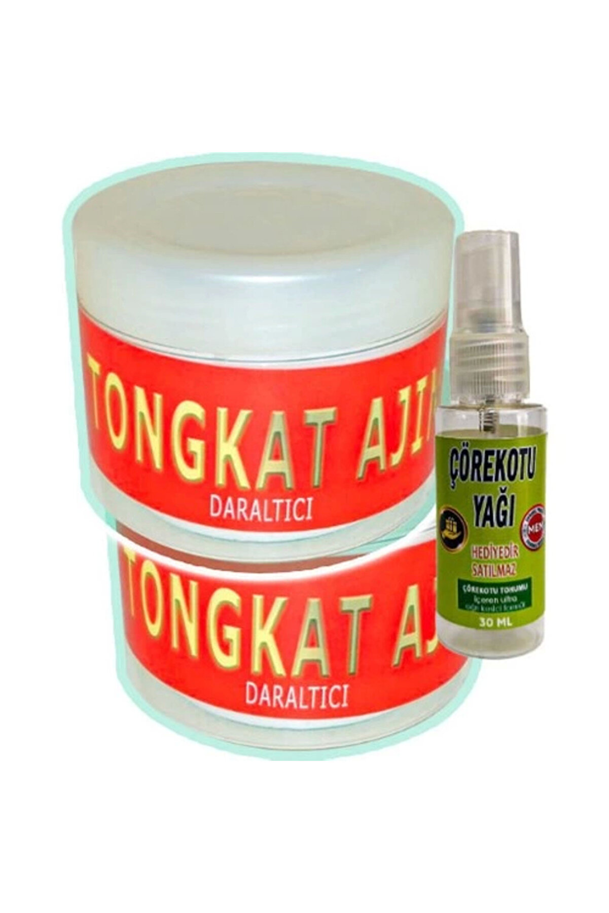 STİL KÖŞESİ Tongkat Ajimat Madura 2 Adet 100 ml Krem + Yanında 30 ml Çörek Otu Yağı SNM2039