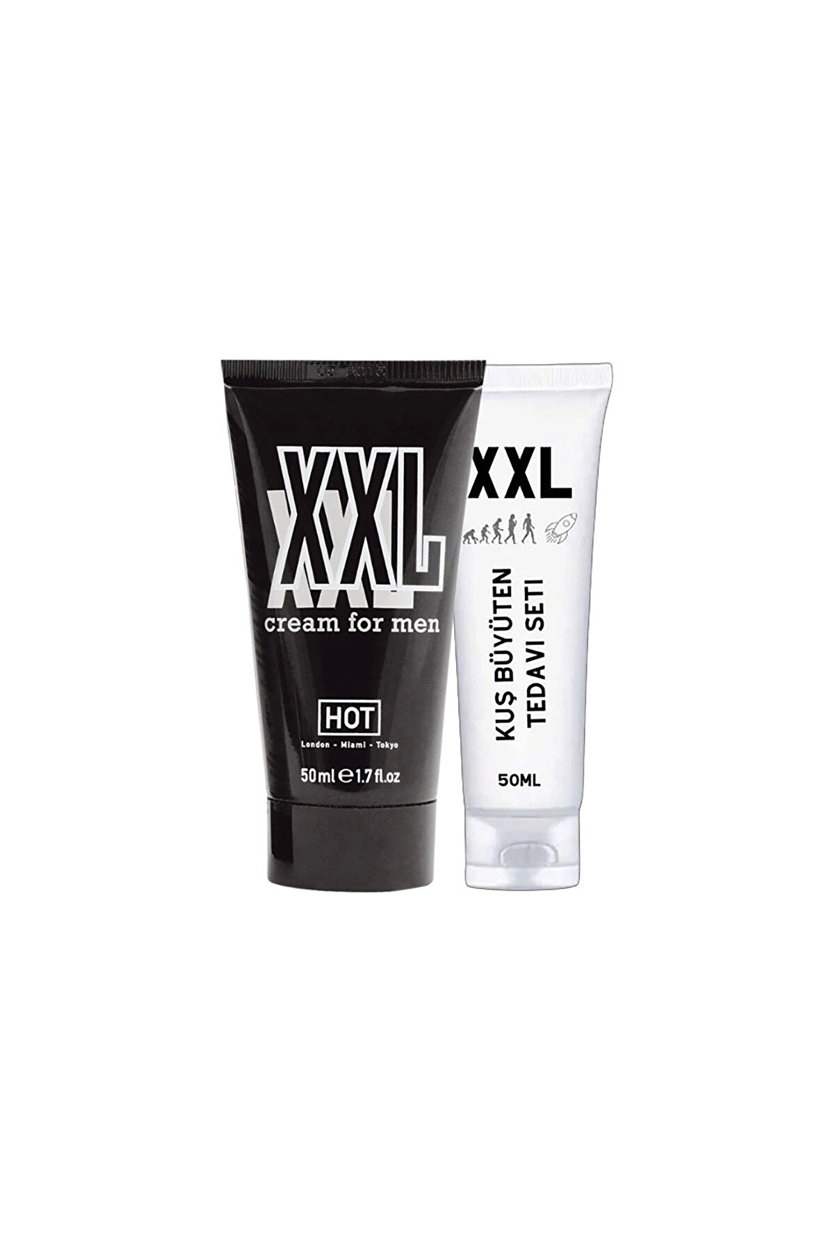 Ekince HotXXL Cream Men Hardener Delayer Enlarger 50 ml + KuşBüyüt Erkeklere Özel Boyut Kremi Bkn1EK356