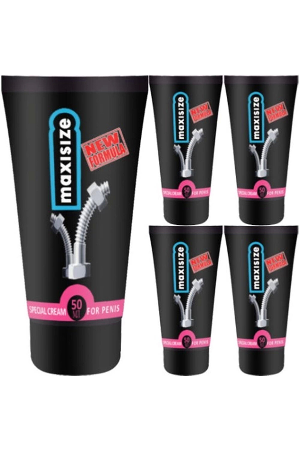 Ekince Maxsize Maxi Size Cream Erkeğe Özel 5 Adet 50 ml Şekillendirici Hareketleyici Krem