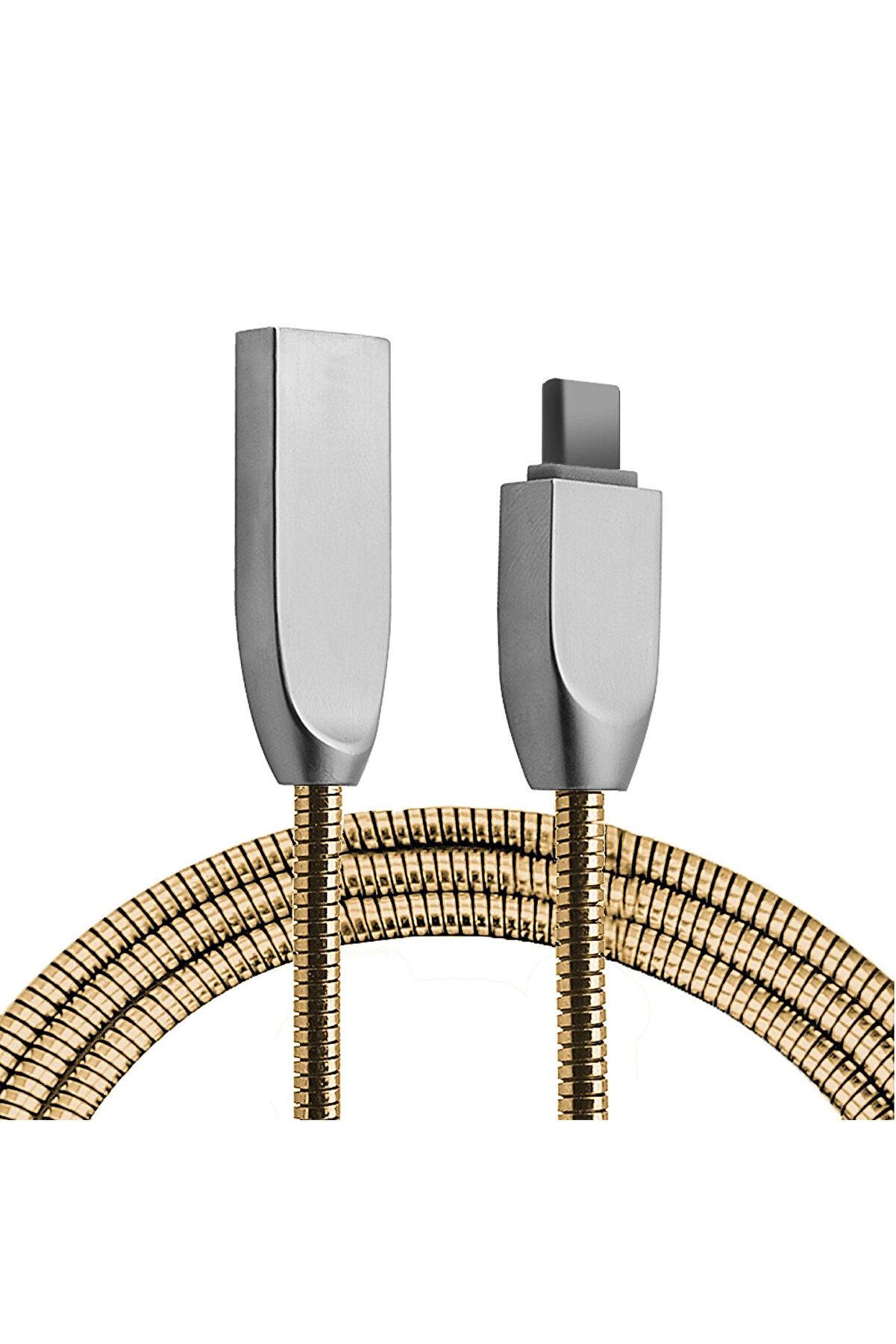 İsmiyle Al Ally Usb Type-C Zinc Alloy Dayanıklı 24 A Metal Usb Kablo-(1903) - BRH025741-8982