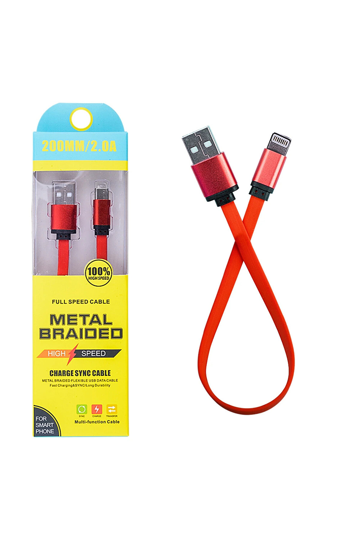 İphone 13-12-11 8-7 20Cm Kısa Şarj Usb Kablo-(1903) - Brh022950-2160