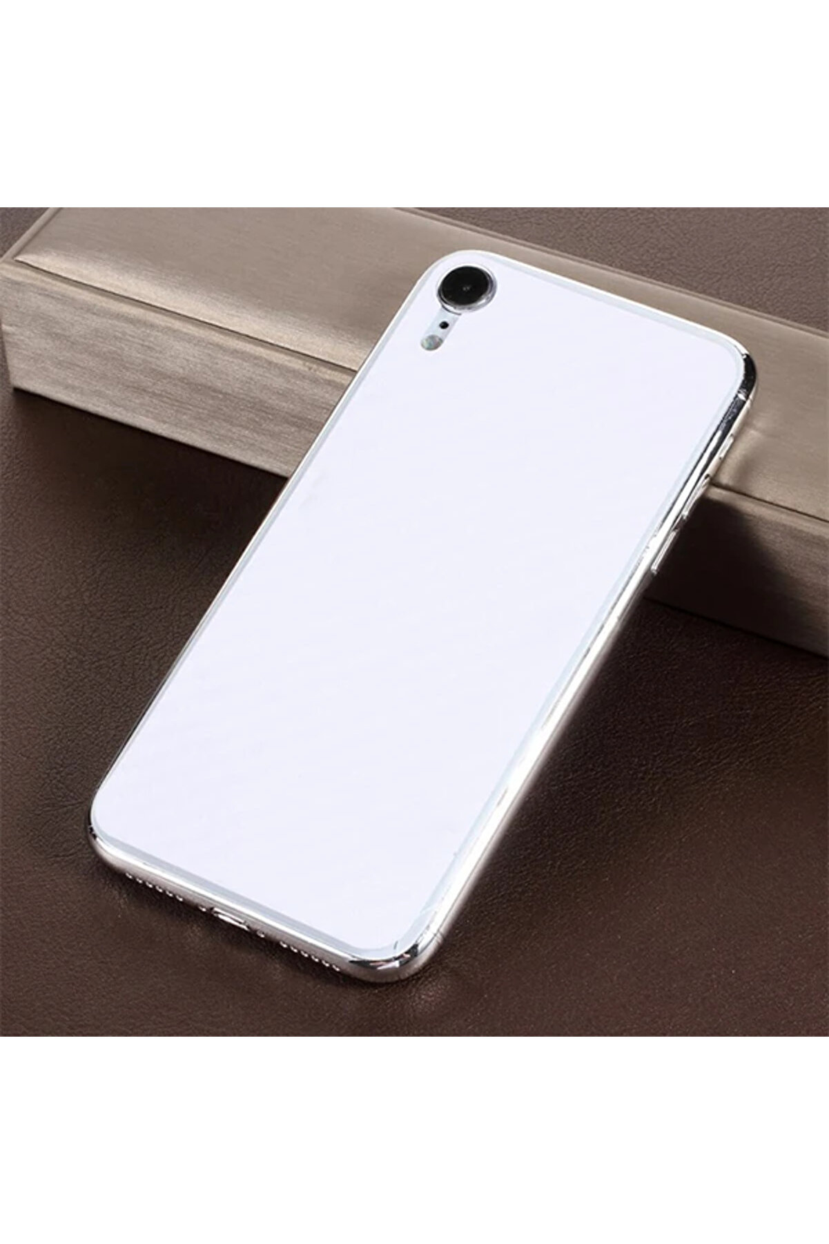 İphone Xr 6.1 Karbon Fi̇ber Arka Kaplama Sti̇cker-(1903)