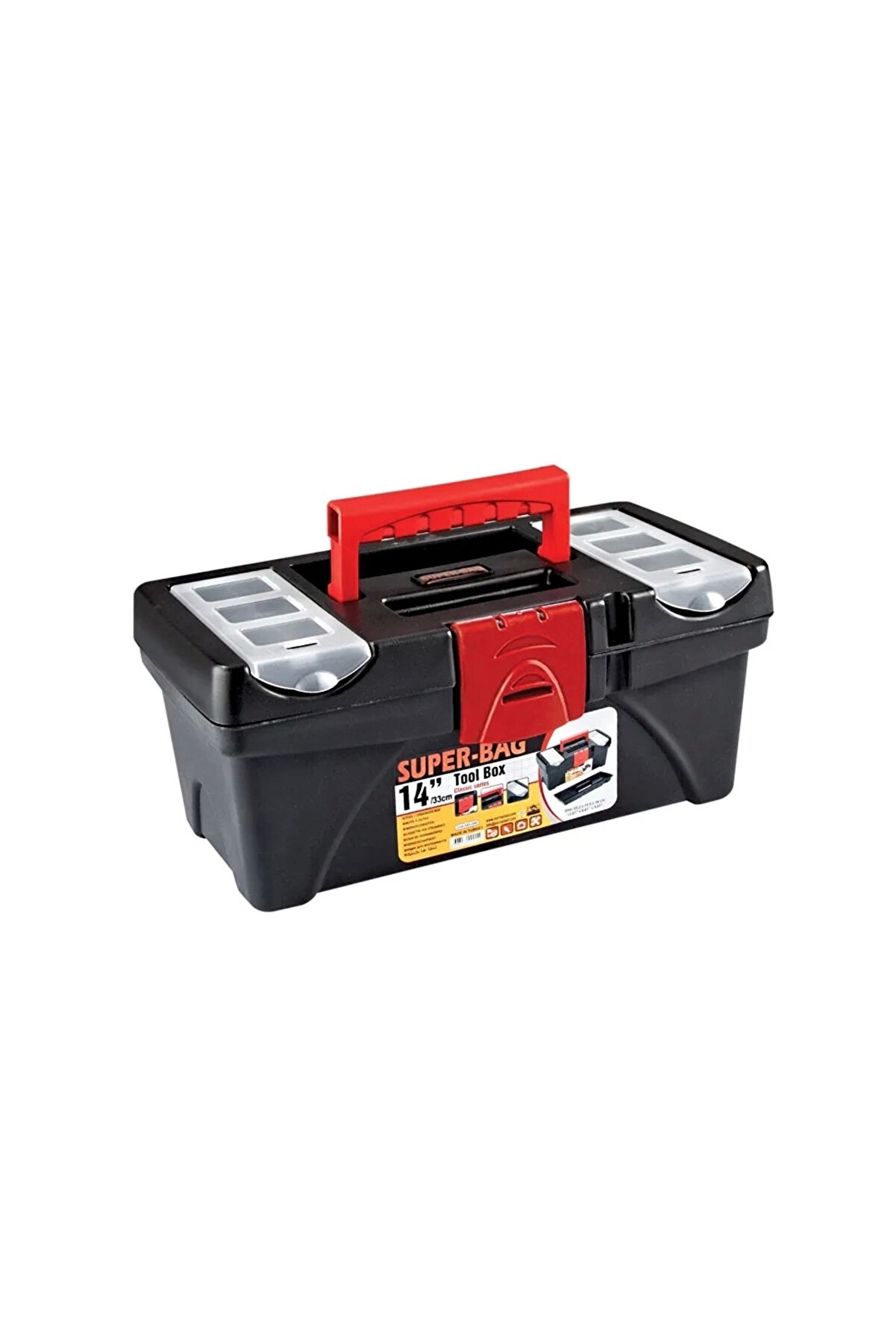 Tahtadankale Super Bag ASR2040 14; Takım Çantası Plastik Kilitli