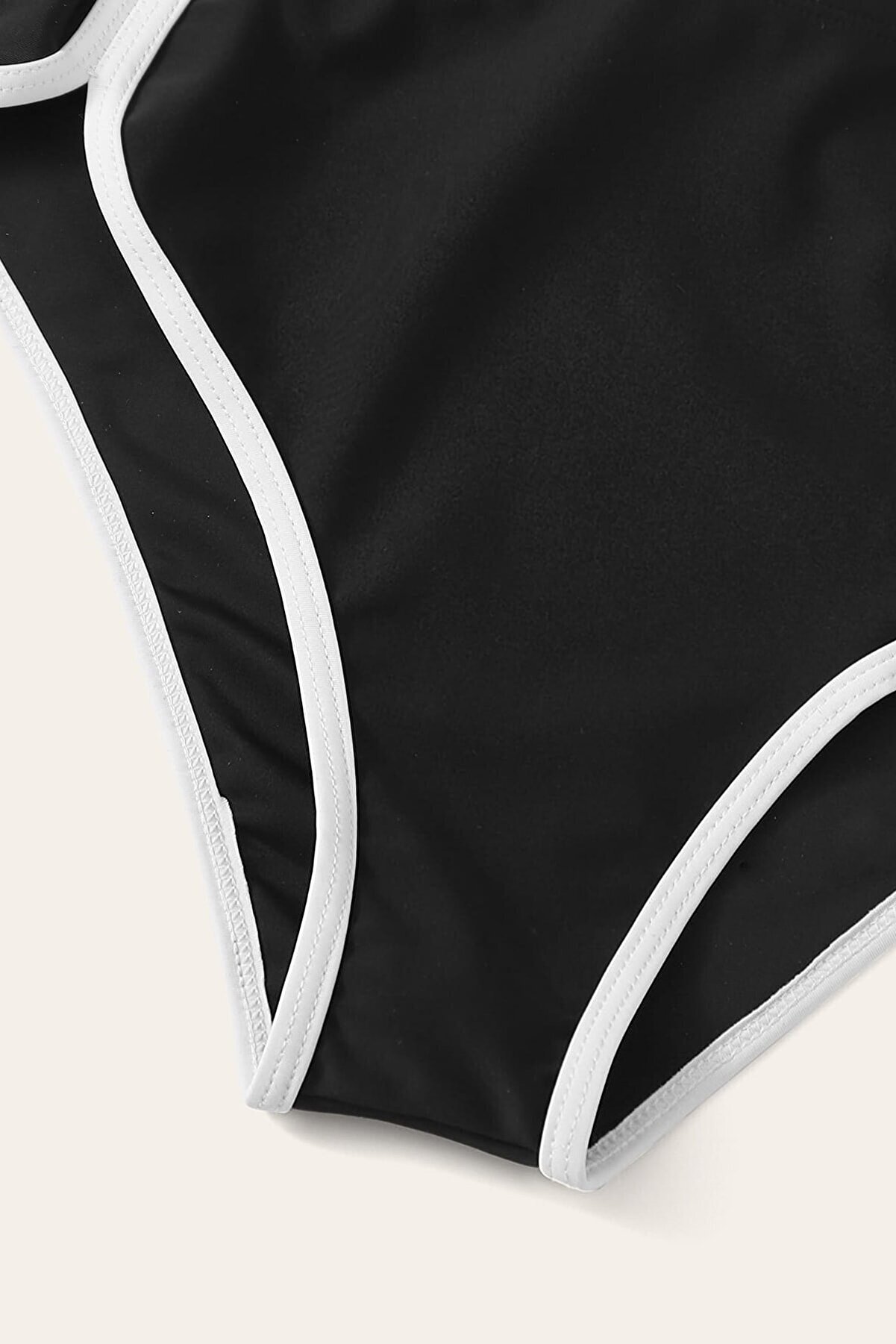 Fantasti̇k Store Kadın Si̇yah Pedli̇ Y&uuml;ksel Bel S&uuml;tyen K&uuml;lot Takımı