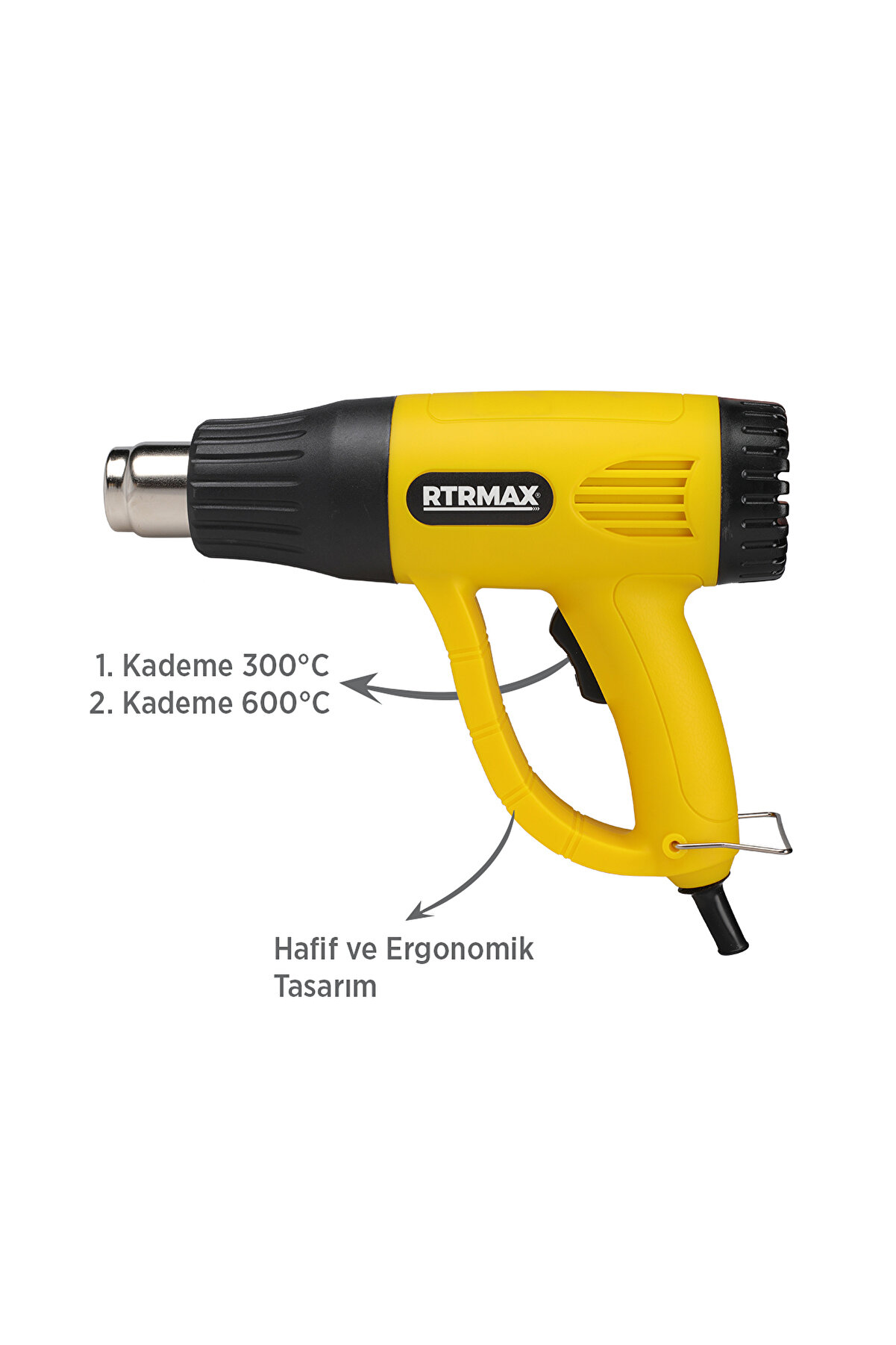 Rtrmax Sıcak Hava Tabancası 2000W Rtm303A