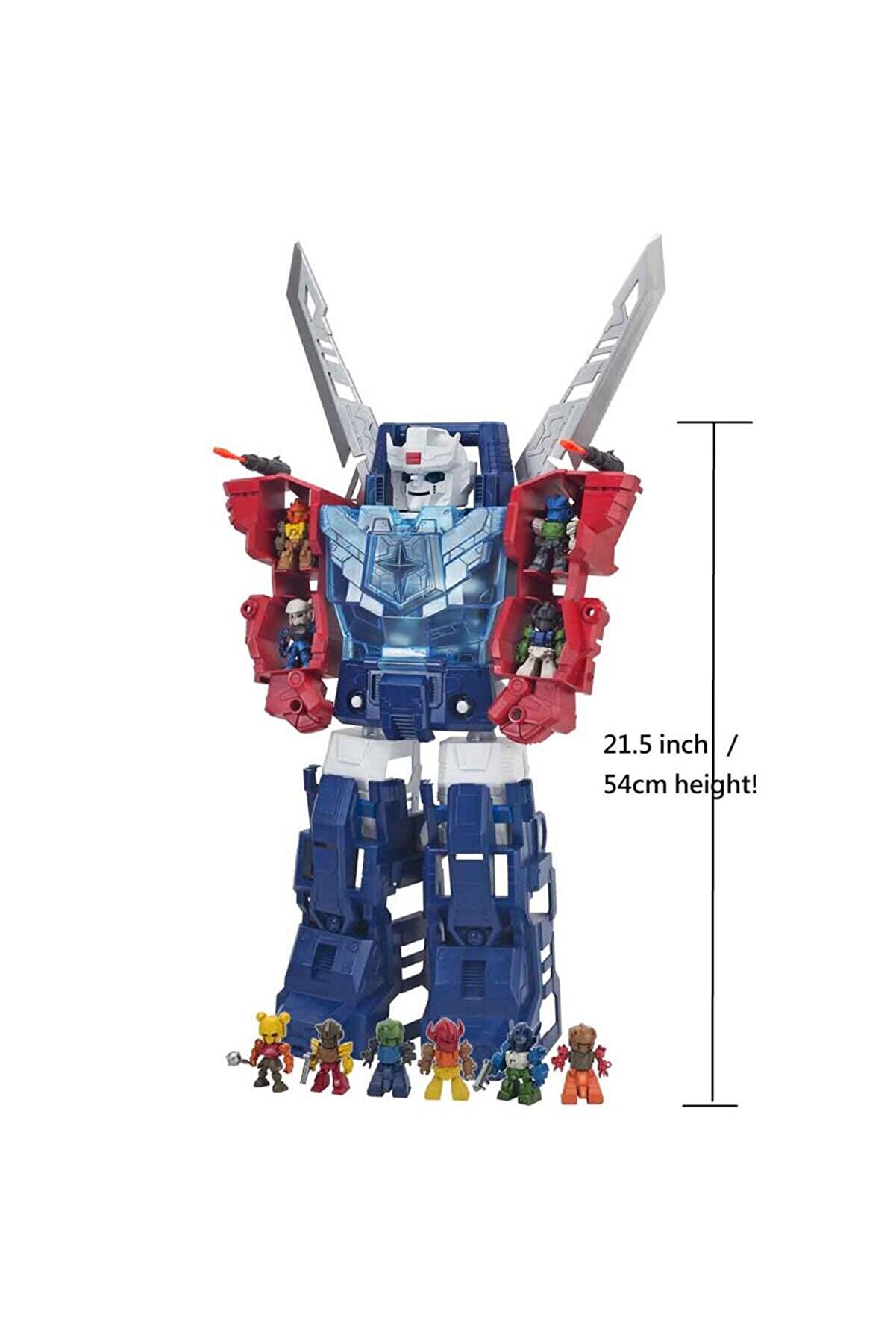 Sunman Öğretici Eğitici Oyuncaklar OYUN SET EXOBOT MEGA MORPH ROBOT TRANSFO Kız Erkek Çocuk Oyuncak