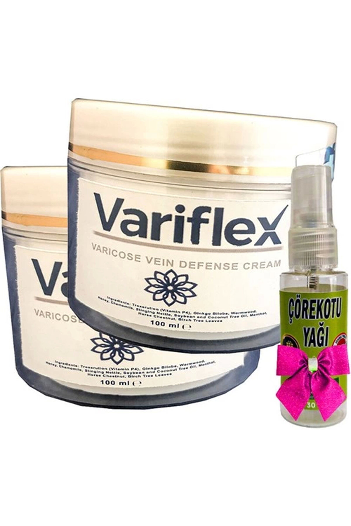 Ekince Variflex Krem 100 ml x 2 adet + ve Çörek Otu Yağı 30 ml