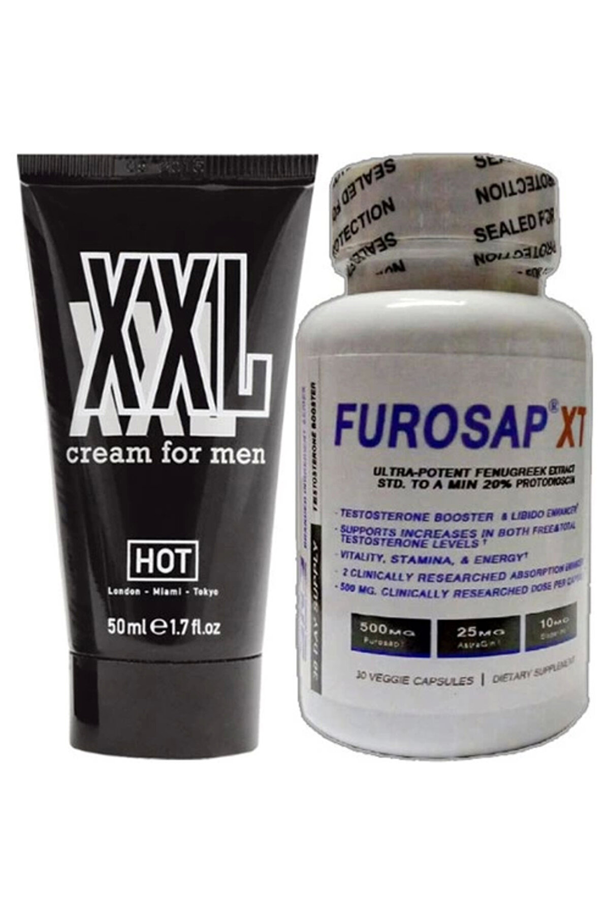 WHY NOT Hotxxl 50 ml Erkeğe Özel Krem + Yanında 1 Kutu Frosap 30'lu Erkeğe