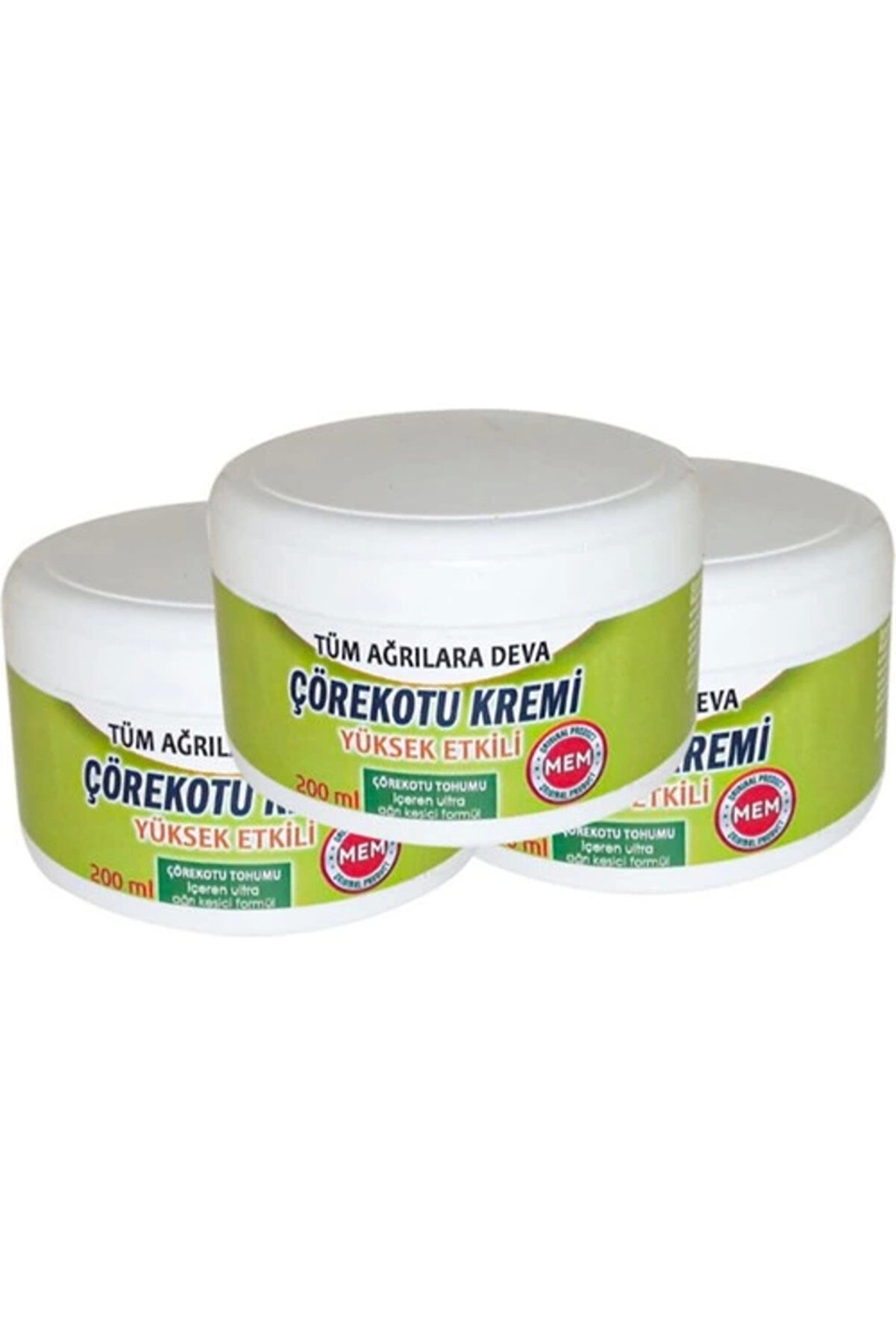 Elit Çörek Otu Kremi Green Box 3 Tane Birden 200 ml HZNZF132