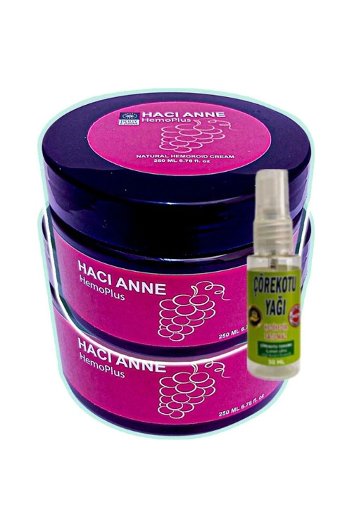 STİL KÖŞESİ Hemoplus Hacı Anne Bakım Kremi 200 ml x 2 adet + Çörek Otu Yağı 30 ml