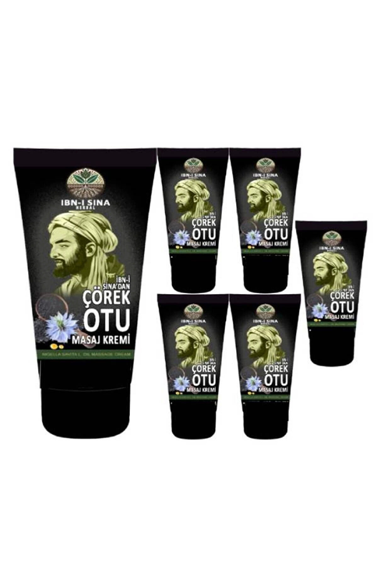 FİXFLEX İbn-i Sina Çörek Otu Kremi Bakım Kremi Adale Kas İskelet Sızıları için 6x50 ml