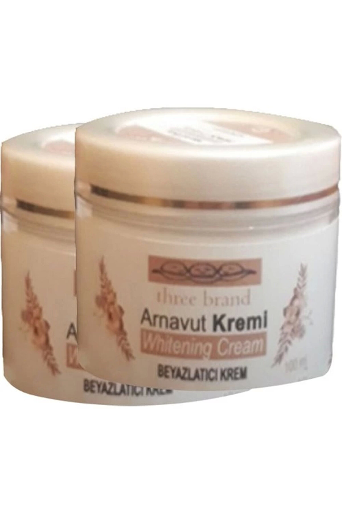 STİL KÖŞESİ Three Brand Arnavutkremi 2li Adet Whitens Cream Tümbölge Aklık Kremi 100 ml