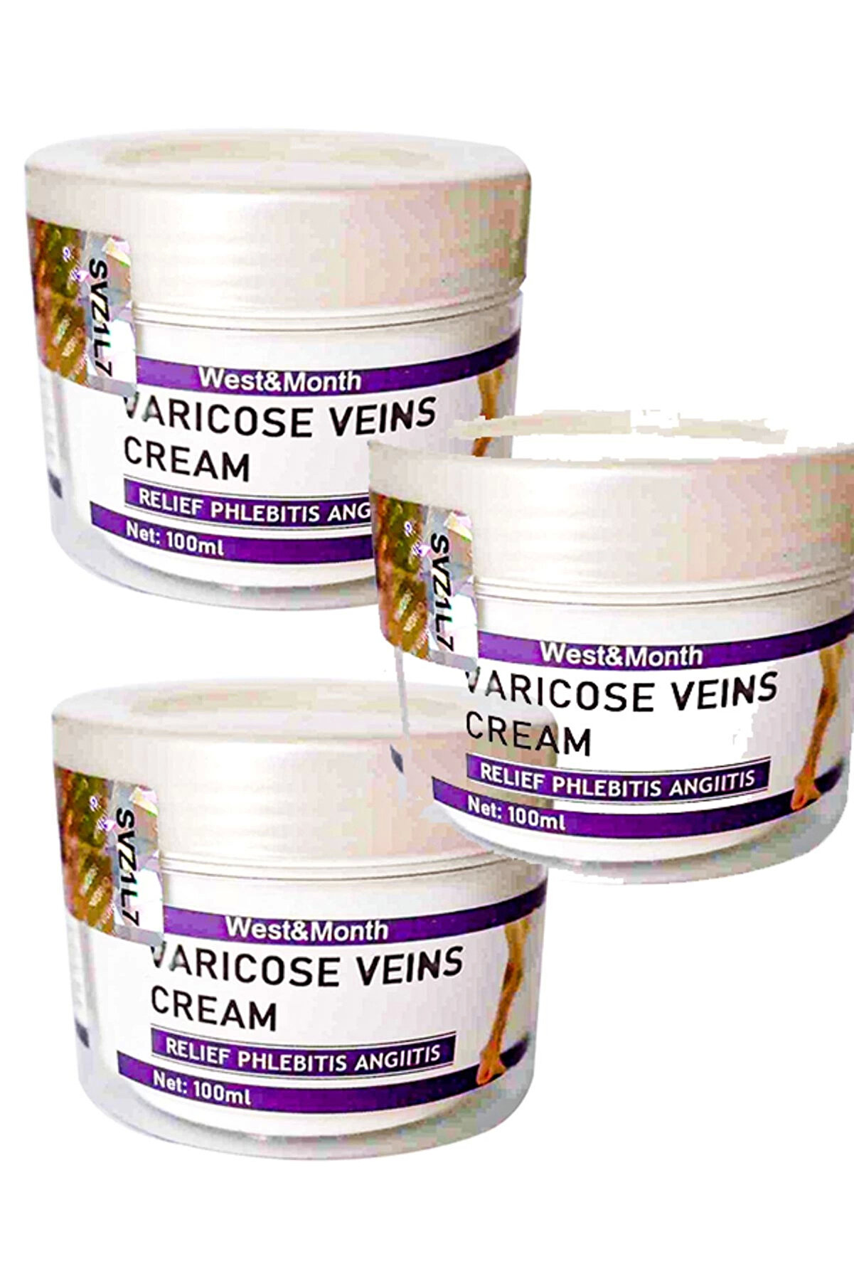 STİL KÖŞESİ Varix Varicose Veins West&Month Leg Bakım Kremi 100 ml X 3 adet