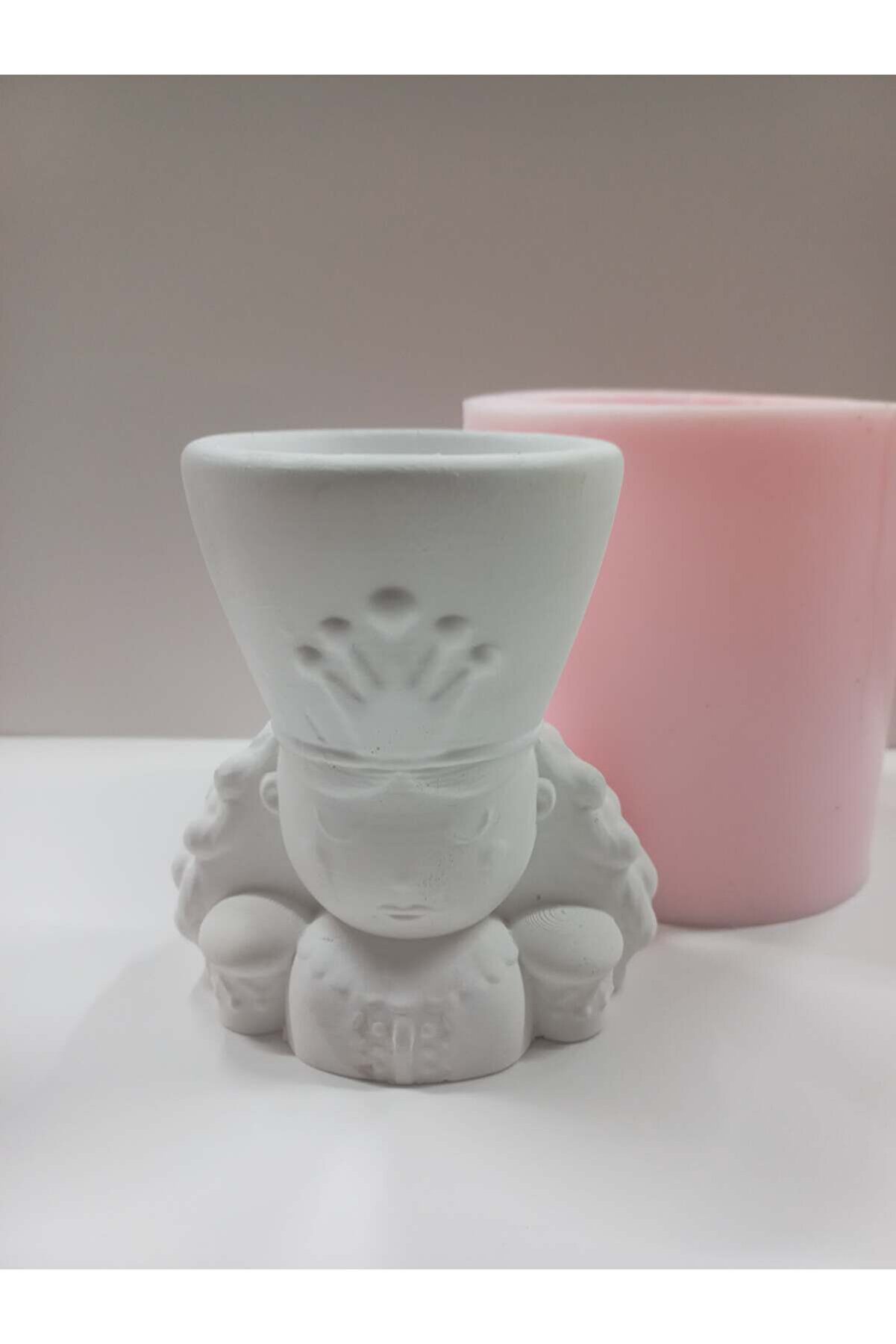 Kalıpcınızburada Krali̇çe Saksı Si̇li̇kon Kalıp - K6281