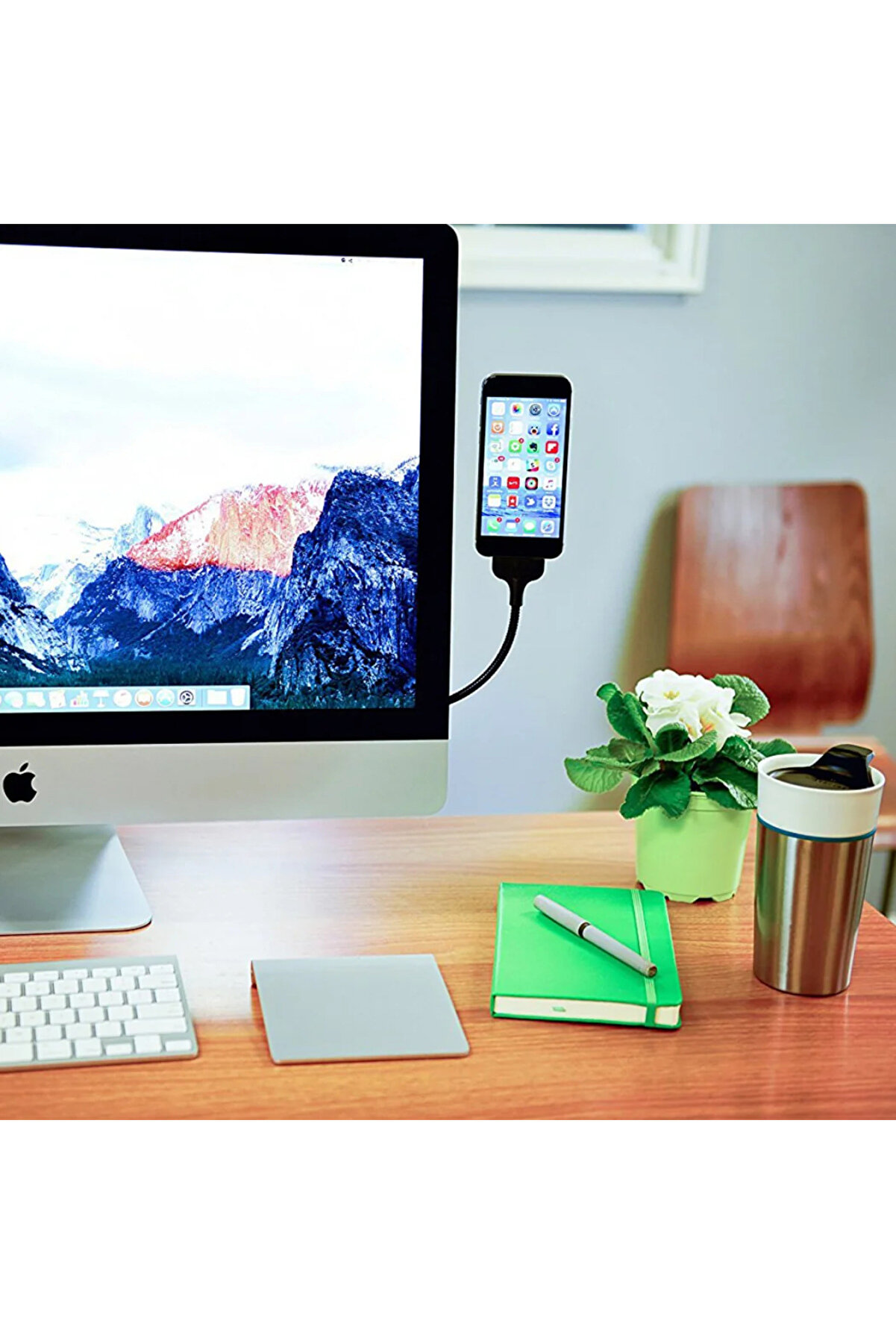 Lazy Acrobat Usb Stand Kablo İphone 5S678 Plus Xsxr Usb Kablo-(1903)