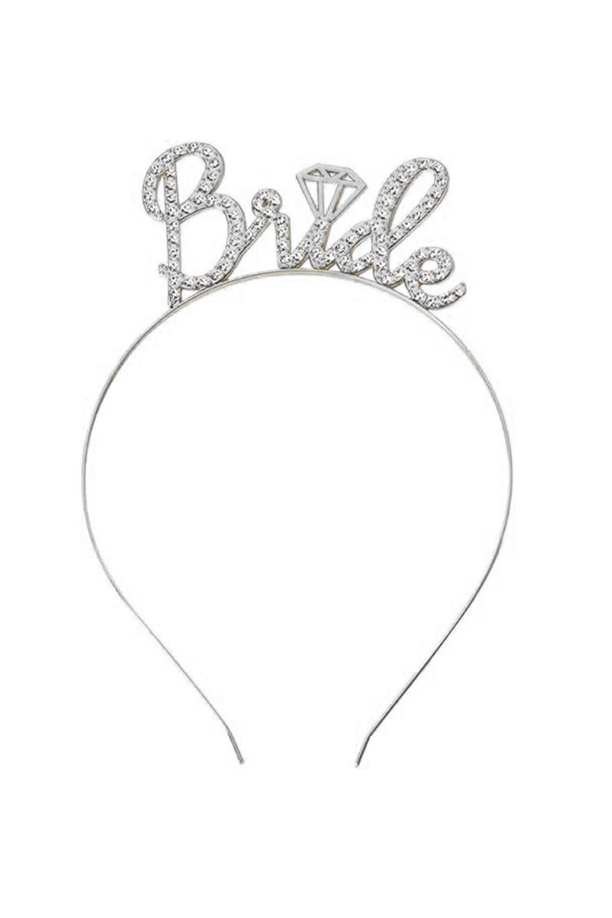 Ethab Ti̇caret G&uuml;m&uuml;ş Renkli̇ Taşlı &ldquo;Bri̇de&rdquo; Geli̇n Tacı