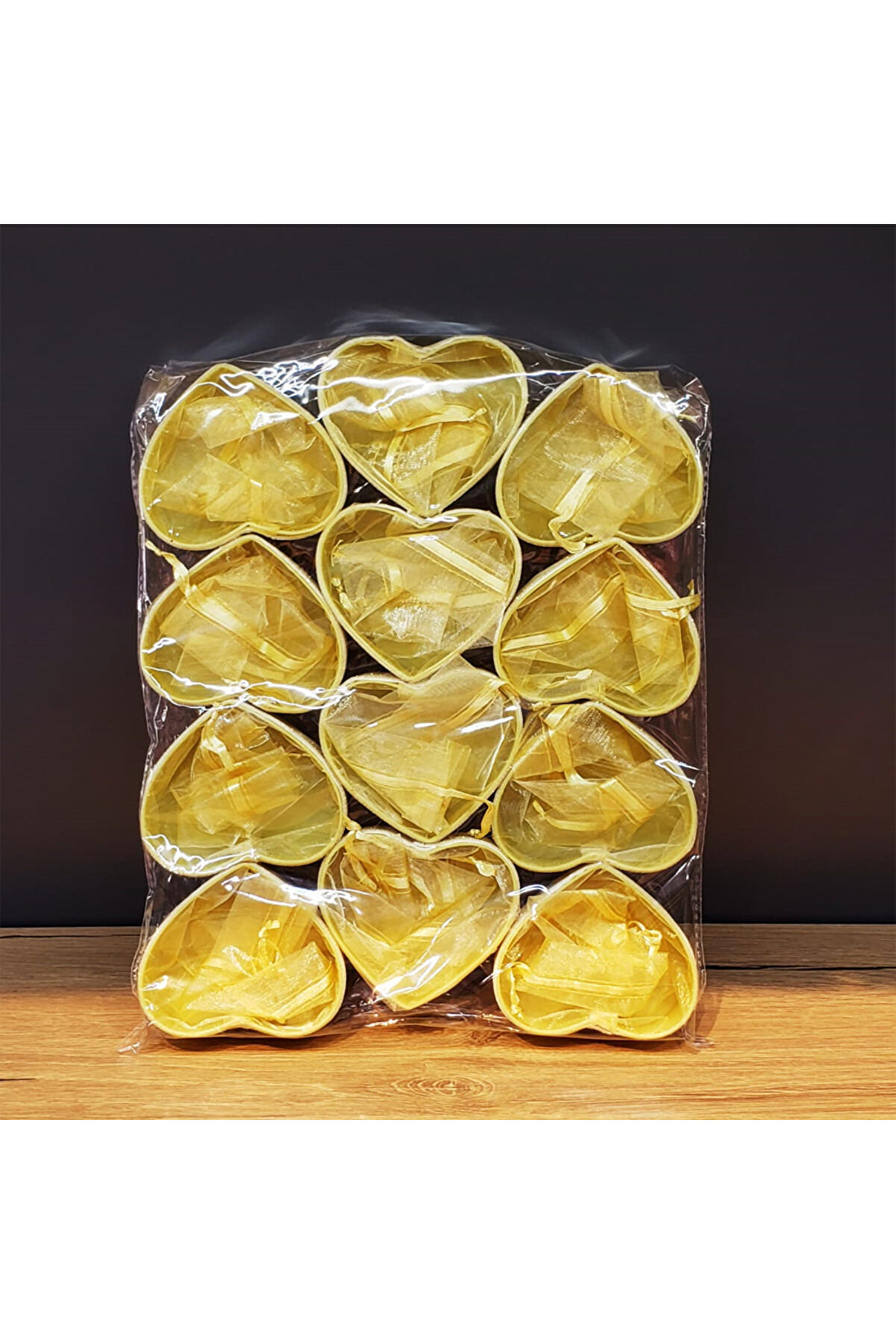 Ethab Ti̇caret Sarı Kalpli̇ T&uuml;l Kese