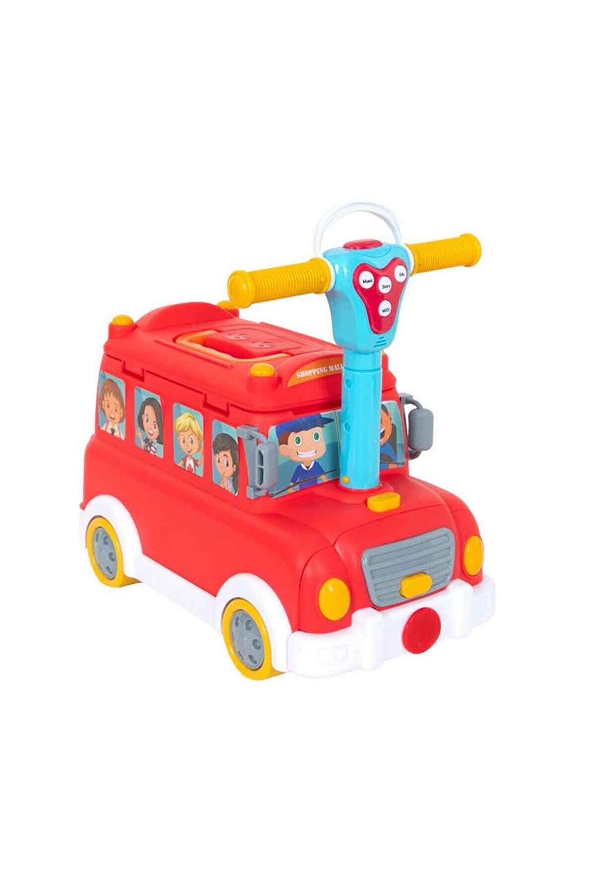 2İn1 Sesli̇ Ve Işıklı Süpermarket Otobüsü Oyun Seti̇ 28 Parça