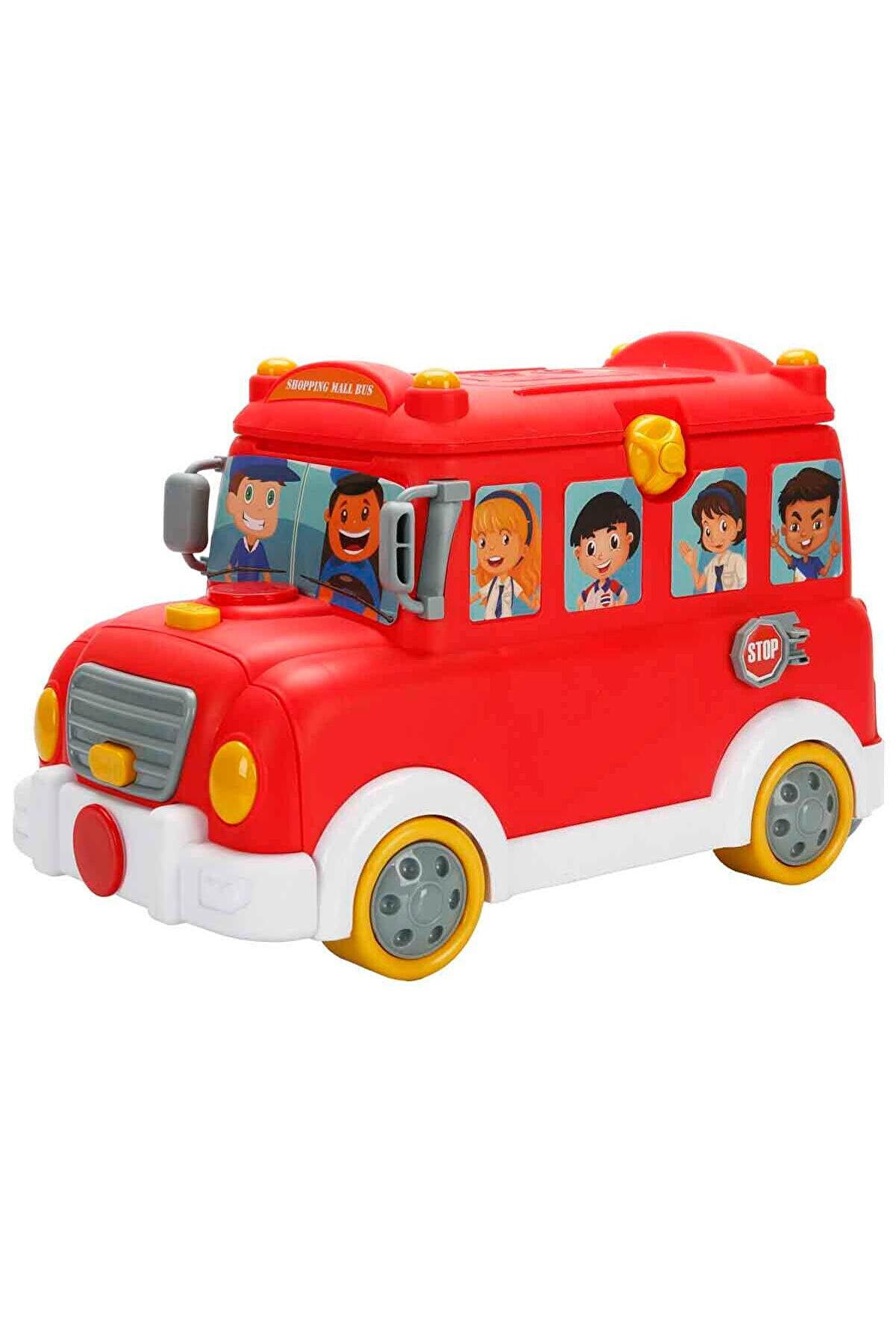 2İn1 Sesli̇ Ve Işıklı Süpermarket Otobüsü Oyun Seti̇ 28 Parça