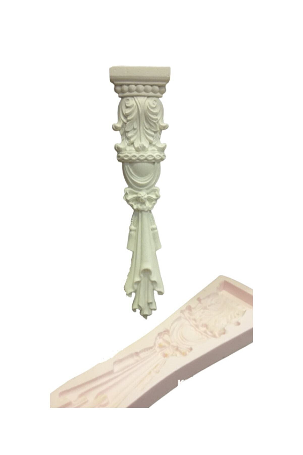 Kalıpcınızburada Sütun Dekorati̇f Süsleme Si̇li̇kon Kalıp