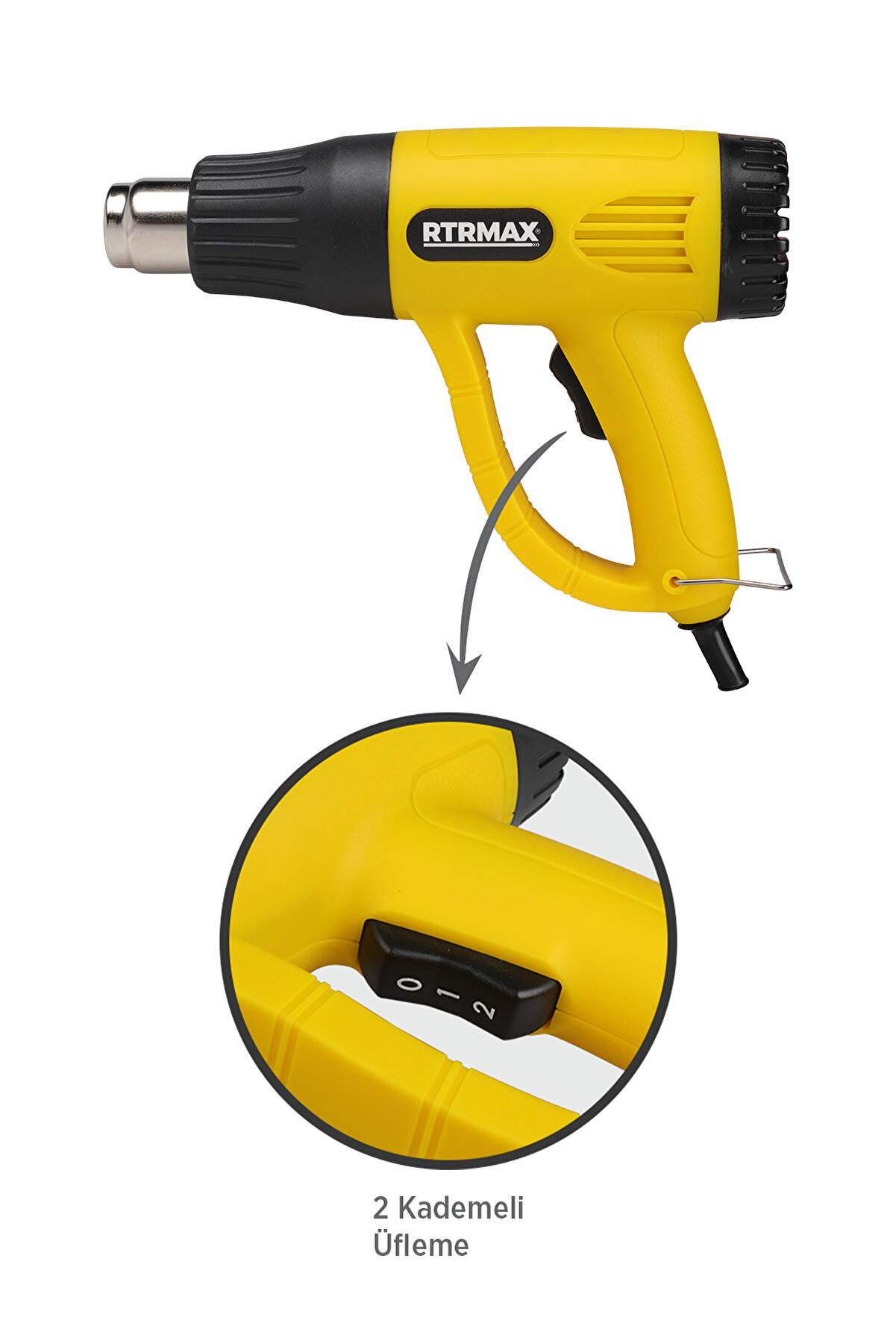 Rtrmax Sıcak Hava Tabancası 2000W Rtm303A