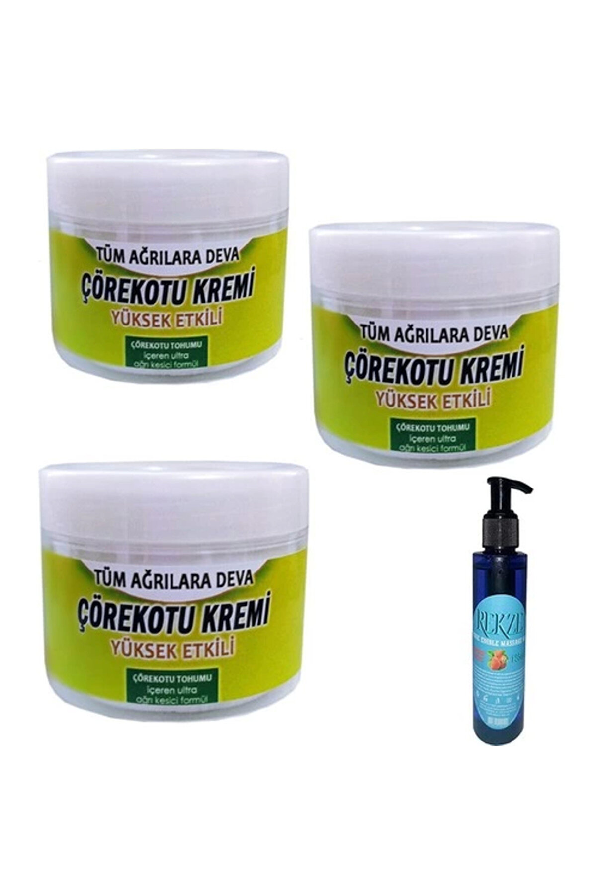 STİL KÖŞESİ Mucizevi Çörek Otu Kremi 100 ml x 3 Adet / Çilekli Vücut Masaj Bakım Yağı 125 ml