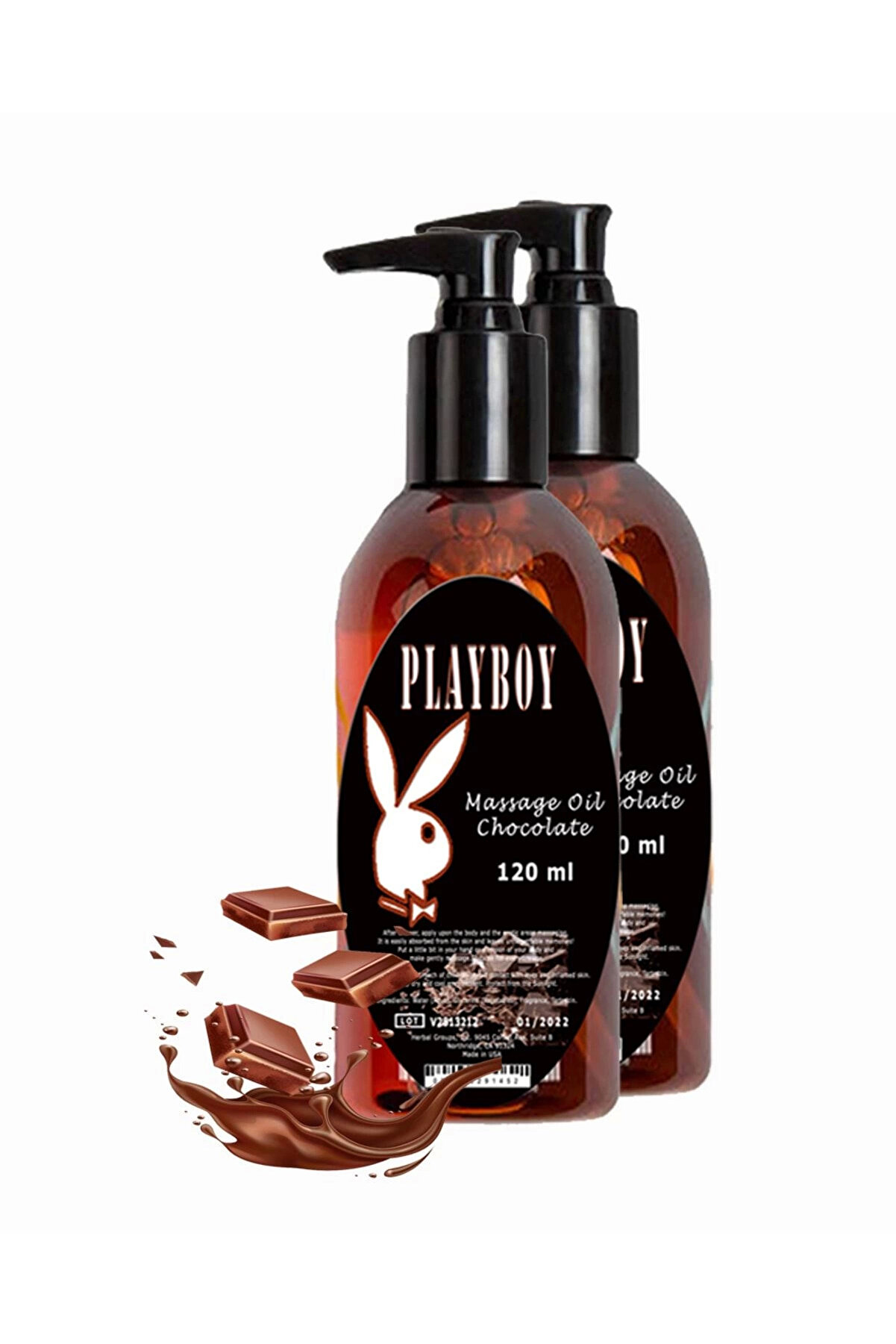 Eki̇nce Çi̇kolata Aromalı Vücut Masaj Yağı 120Ml Chocolate Flavored Massage Oi̇l 2 Adet