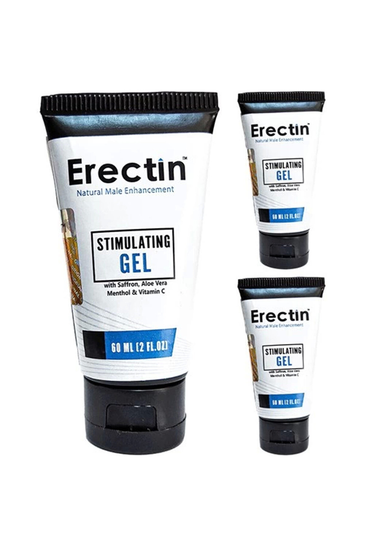 Elit Erectin Erectin 60 ml 3 Kutu Cxnt / Erkekler Için Gel