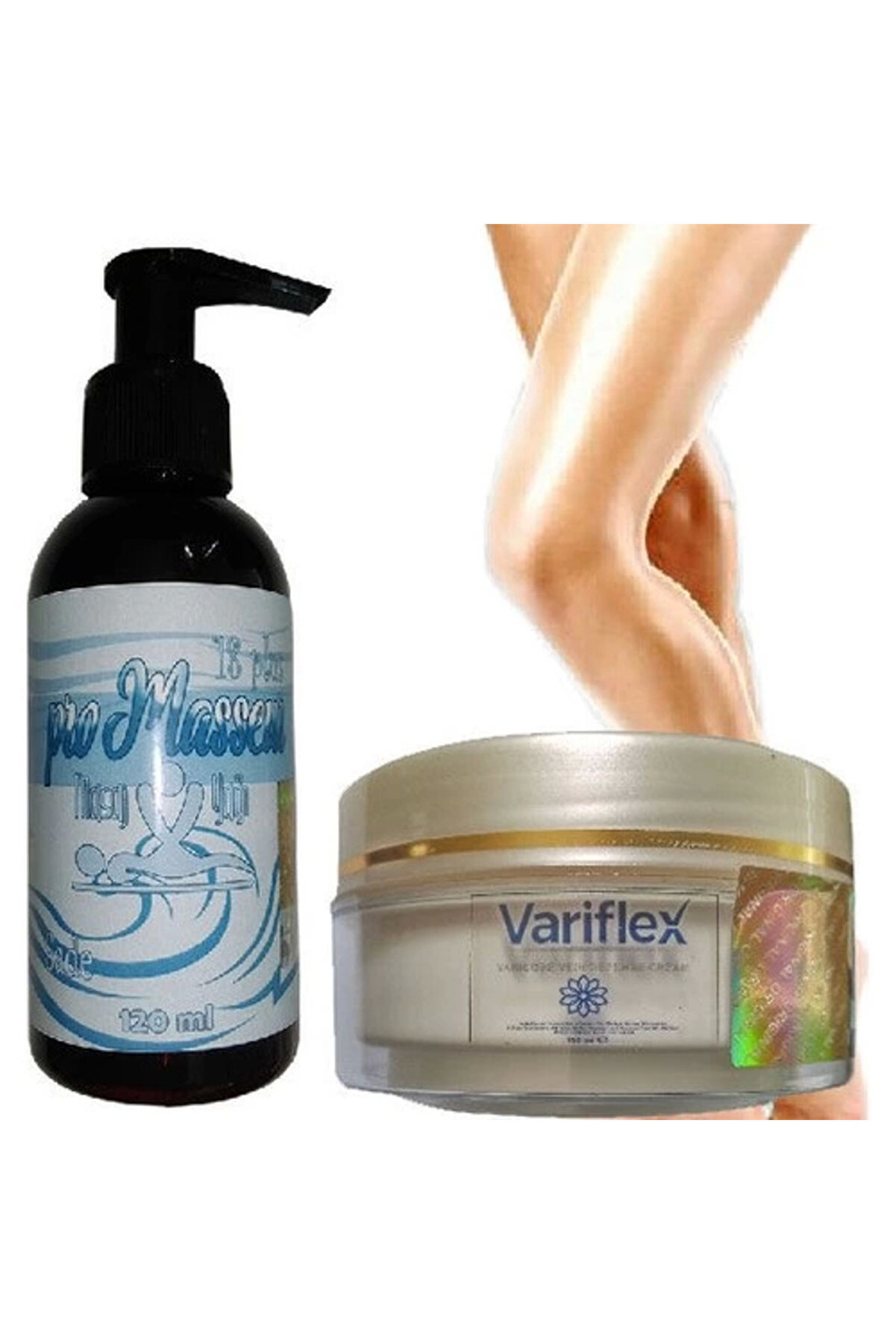 STİL KÖŞESİ Promasseur Plus Kokusuz Tatsız Sade Masaj Yağı-Variflex Krem ile