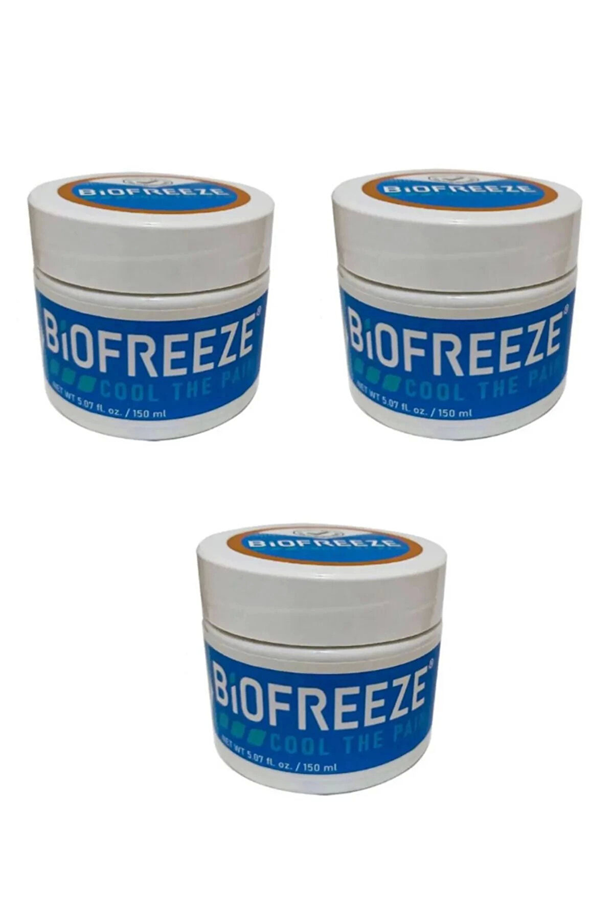 Kendorf Natural Creams BioFreeze Bel Kas Diz Artrit Vücut Ağrı Masaj Kremi 3 ADET