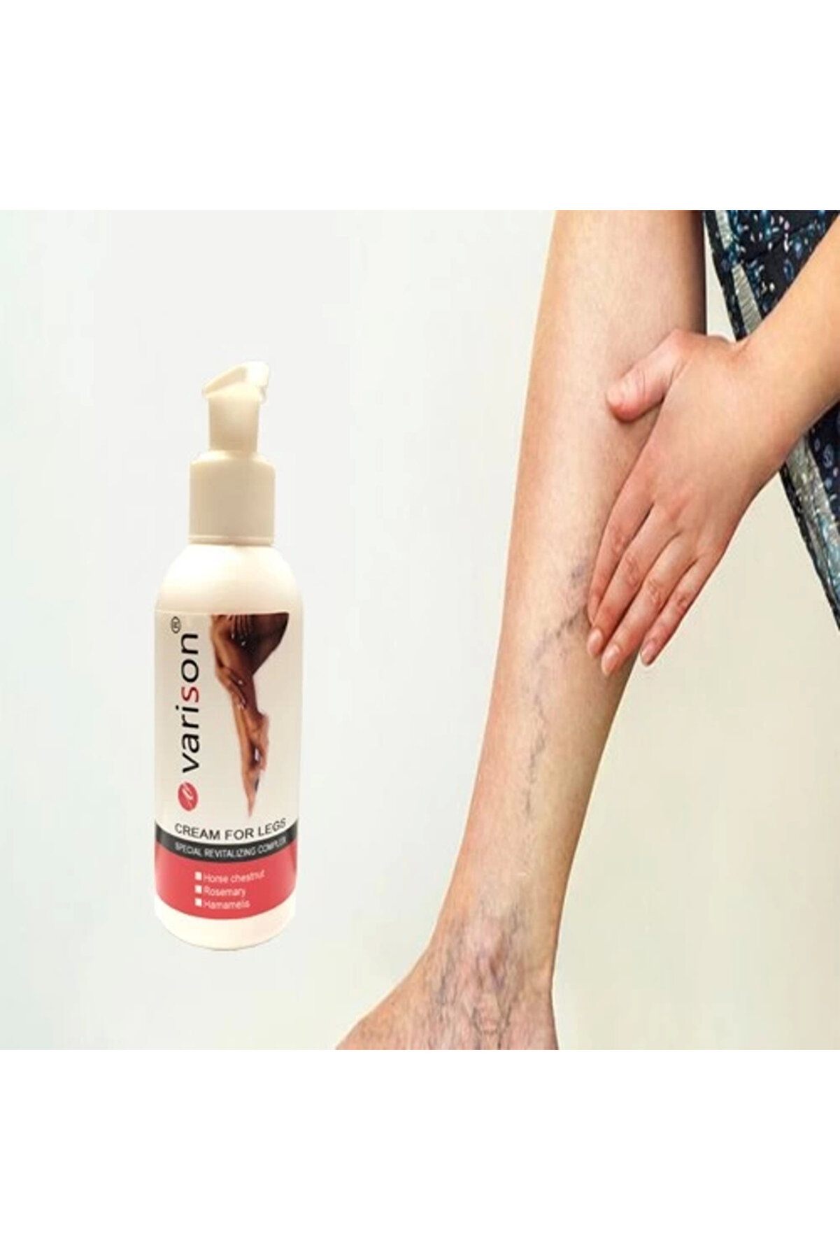 Vari̇son Vari̇cose Vei̇n Defense Cream ,,Di̇z,Bacak Bakım Kremi̇ 120 Ml 3 Adet