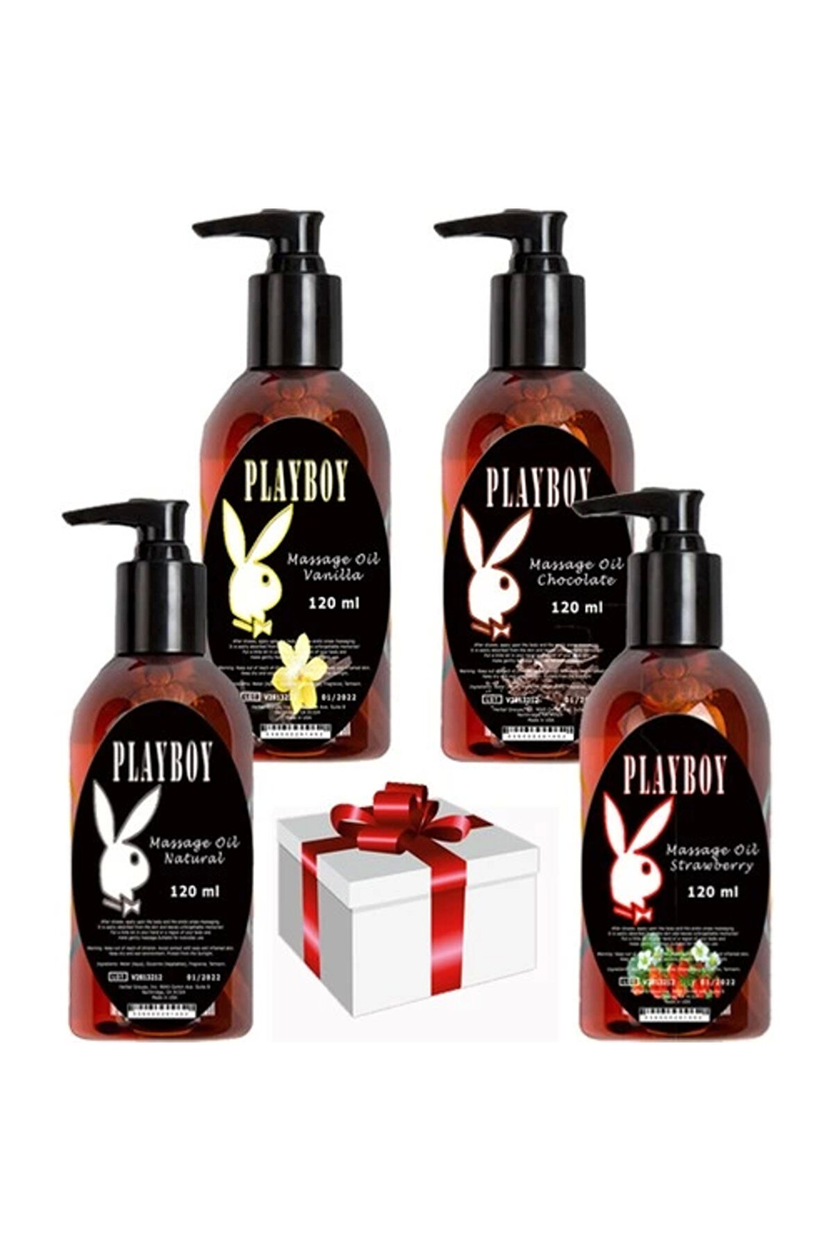 Sti̇l Köşesi̇ Three Brand Whi̇teni̇ng Cream 3 Adet Arnavut Kremi̇ 50Ml Aklık Kremi̇ Ile 120Ml Playboy Masaj Yağı