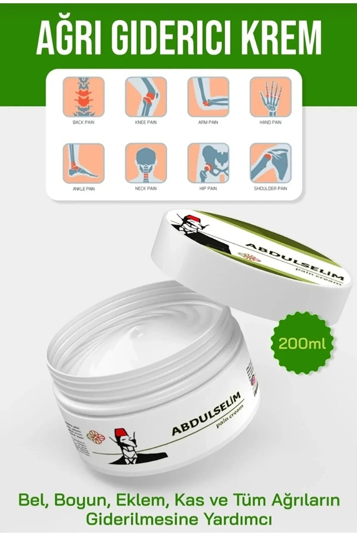 Abdulseli̇m Kremi̇ 200 Ml Ağrılar İçi̇n X 2 Adet