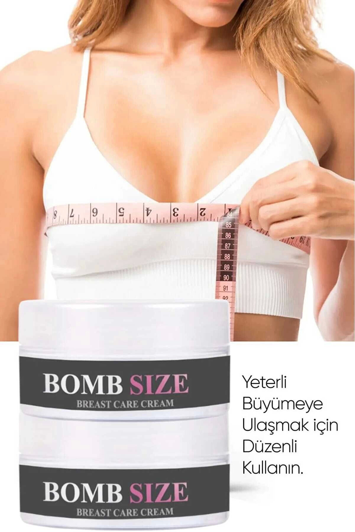 Bombsi̇ze Kadınlara Özel Göğüs Geli̇şti̇ri̇ci̇ Dolgunlaştırıcı Sıkılaştırıcı Bakım Kremi̇ 50 Ml
