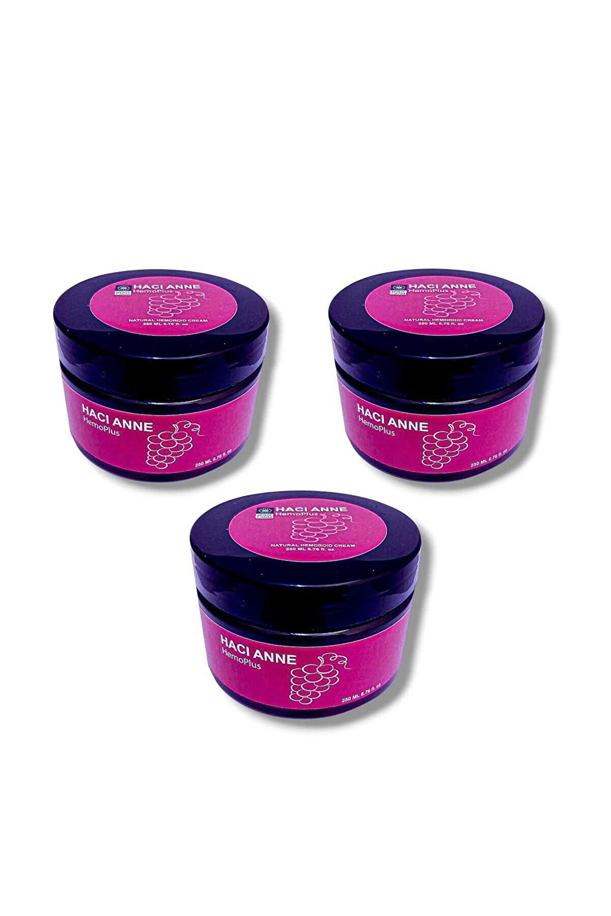 Ekince Hacı Anne Hemoplus Natural Kremi 250 ML X 3 Adet