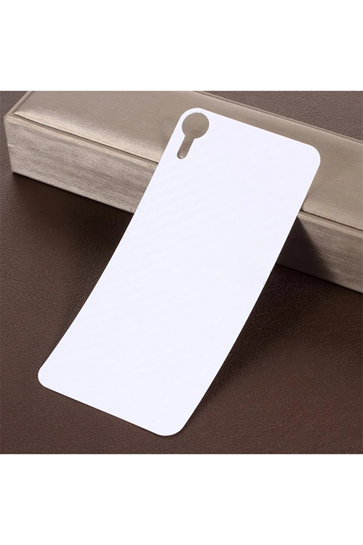 İphone Xr 6.1 Karbon Fi̇ber Arka Kaplama Sti̇cker-(1903)