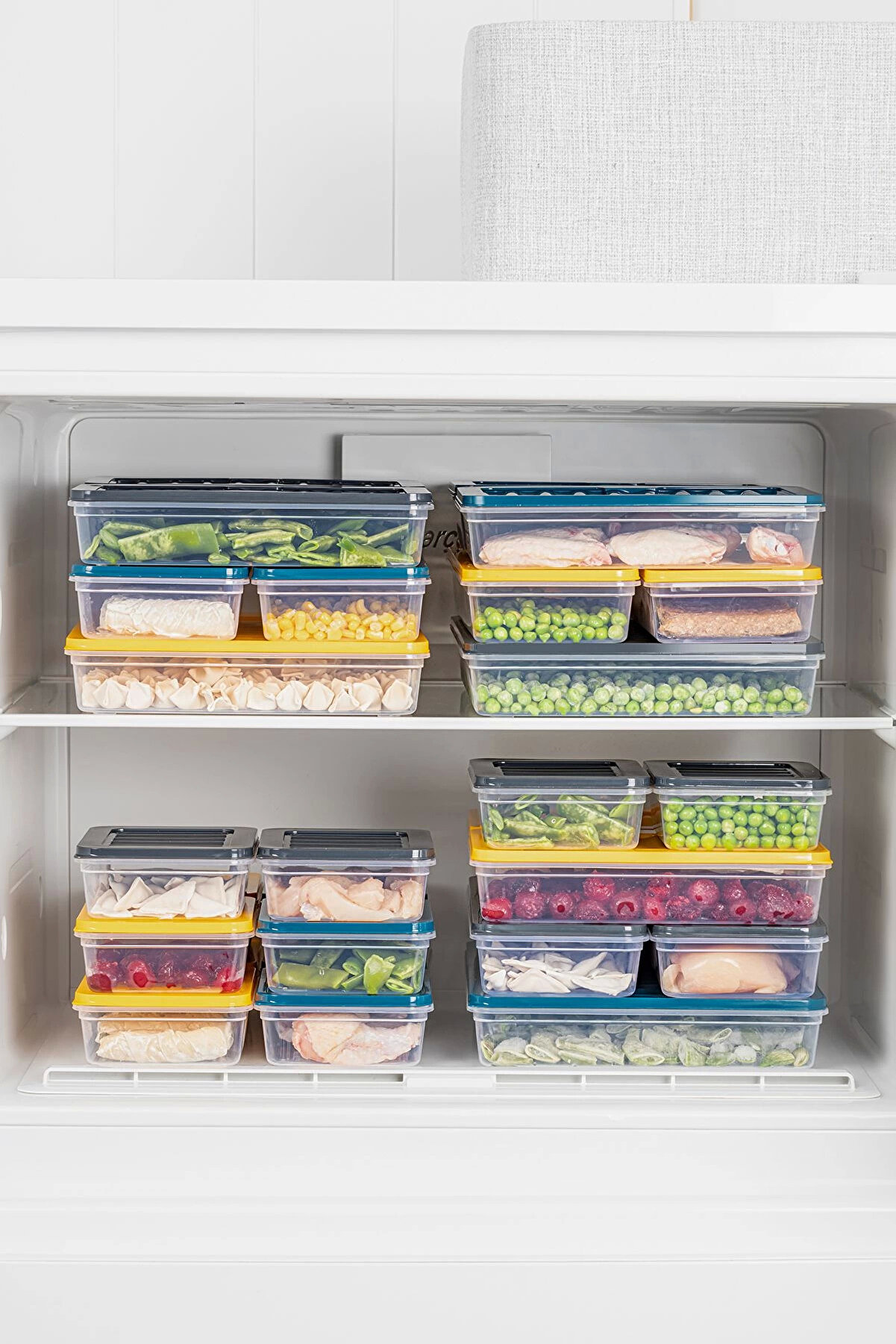 8 Li̇ Saklama Kabı , Mi̇krodalga Uyumlu Erzak Saklama Kabı Antrasi̇t 8 X 2400 Ml