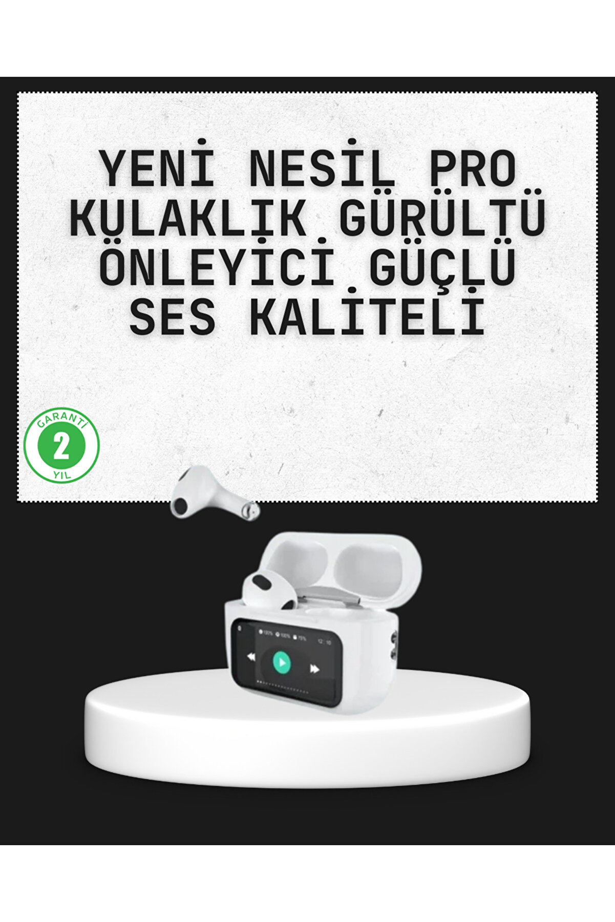 Zero Land Akıllı Sens&ouml;rl&uuml; Su Ge&ccedil;i̇rmez Bluetooth Kulaklık G&uuml;&ccedil;l&uuml; Batarya Ve Bass
