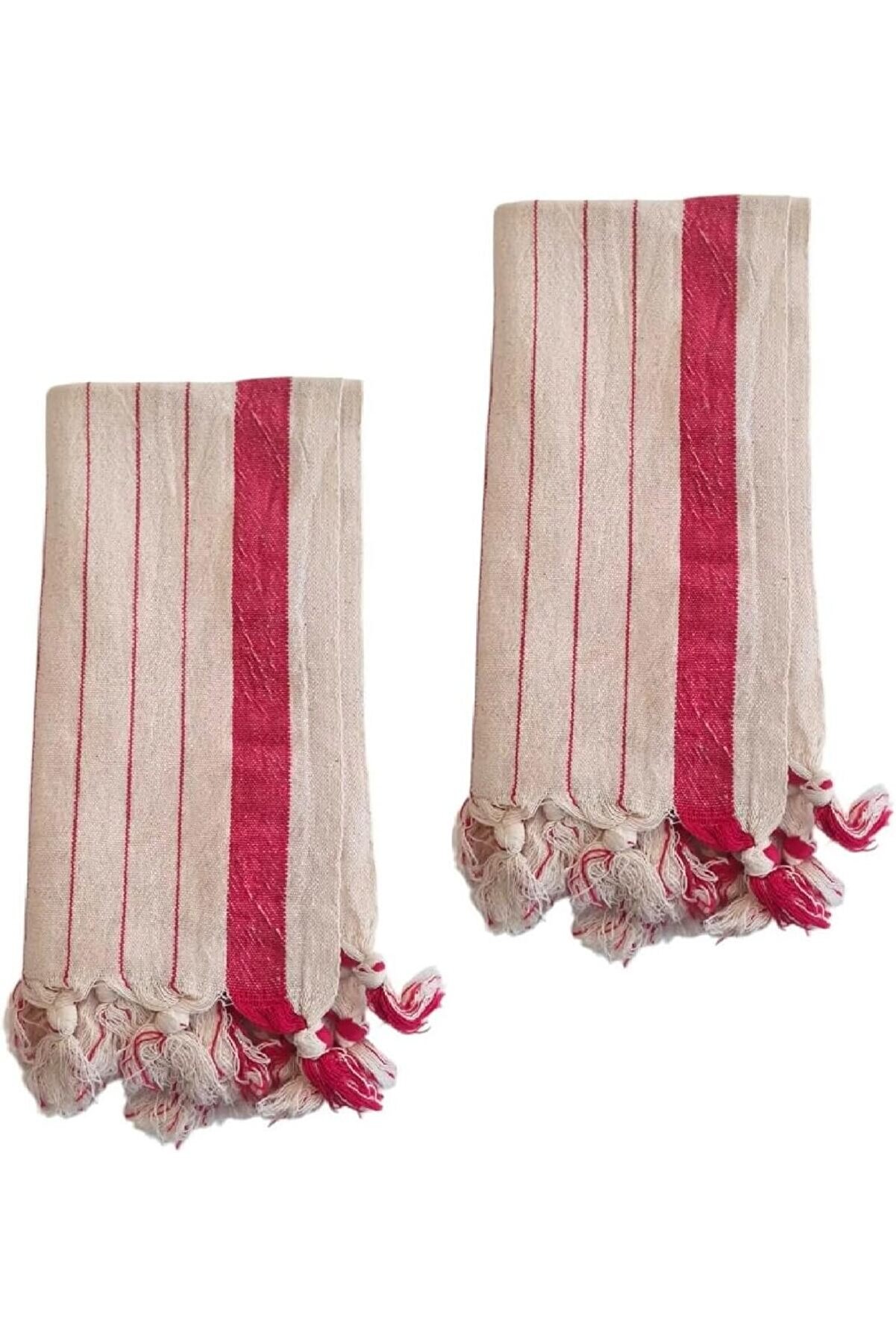 STOREMAX snShop Türk Peşkiri, El Havlusu, Pamuklu (Kırmızı Kalın Çizgi) 467437