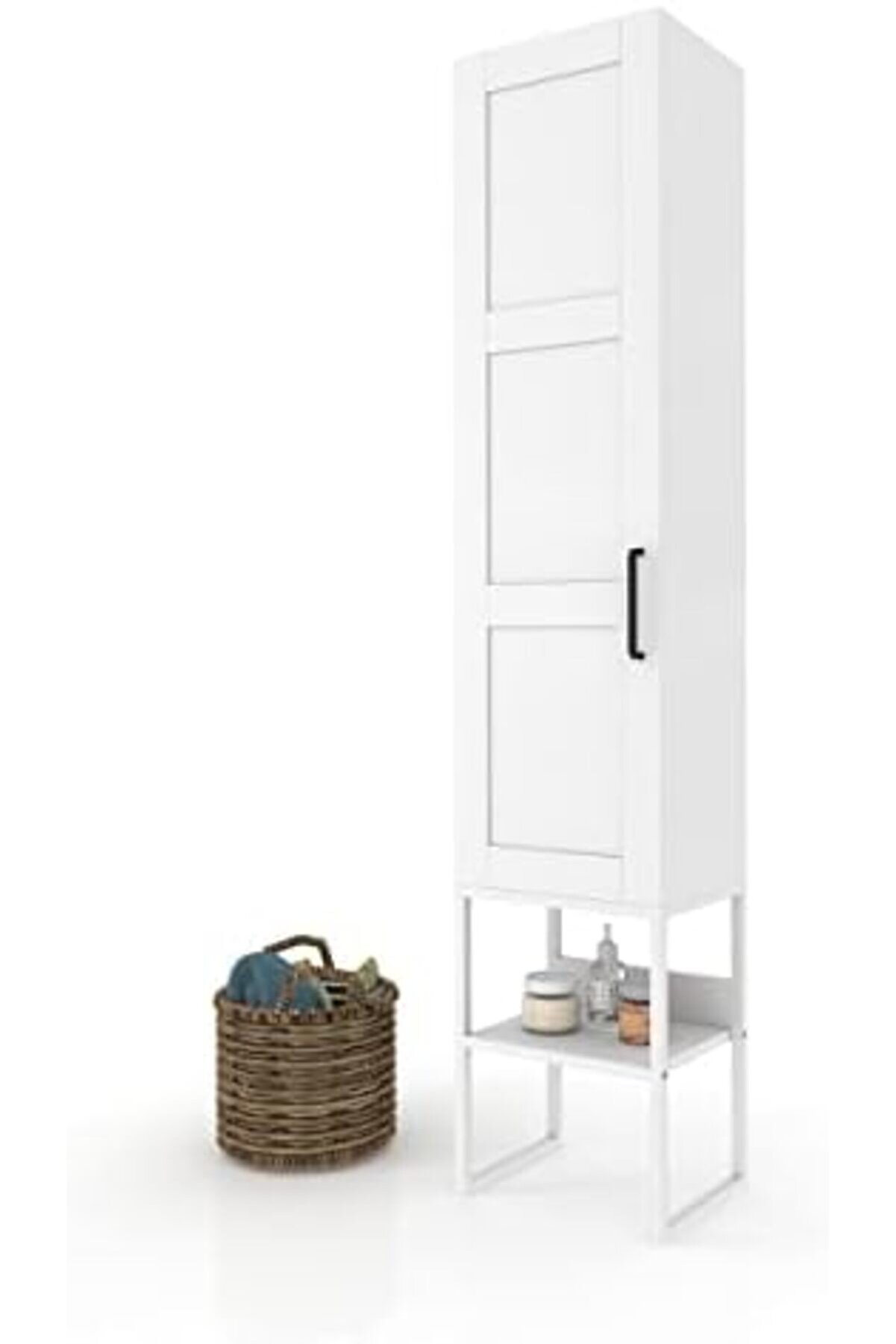 Prstore Bny131-Beyaz Metal Ayaklı Banyo Dolabı Storepr 1063348