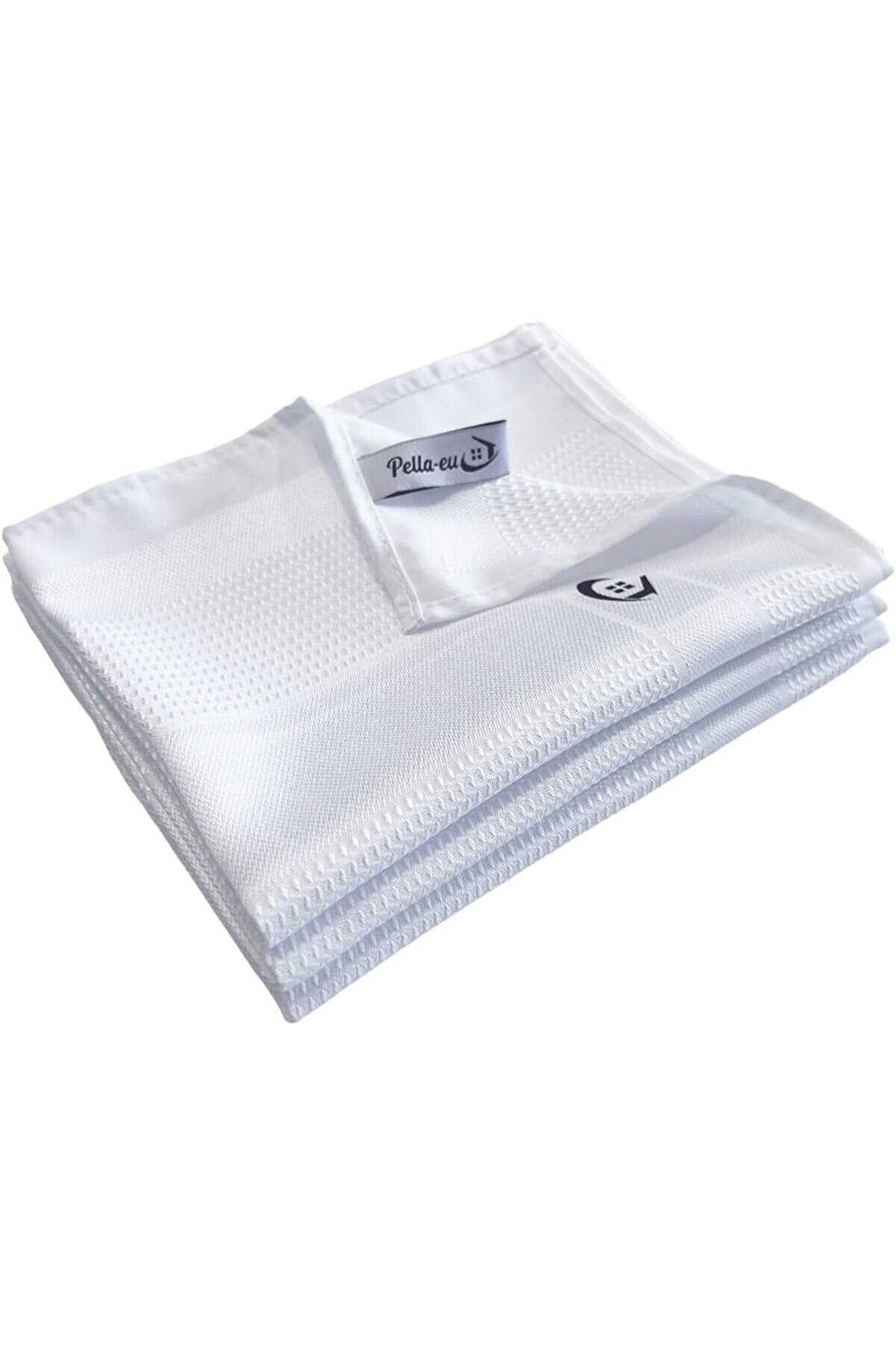 STOREMAX snShop Mikrofiber Temizlik Bezi, 3'lü Set, 40x60 cm, Beyaz, Cam ve Genel Temizlik için 467437
