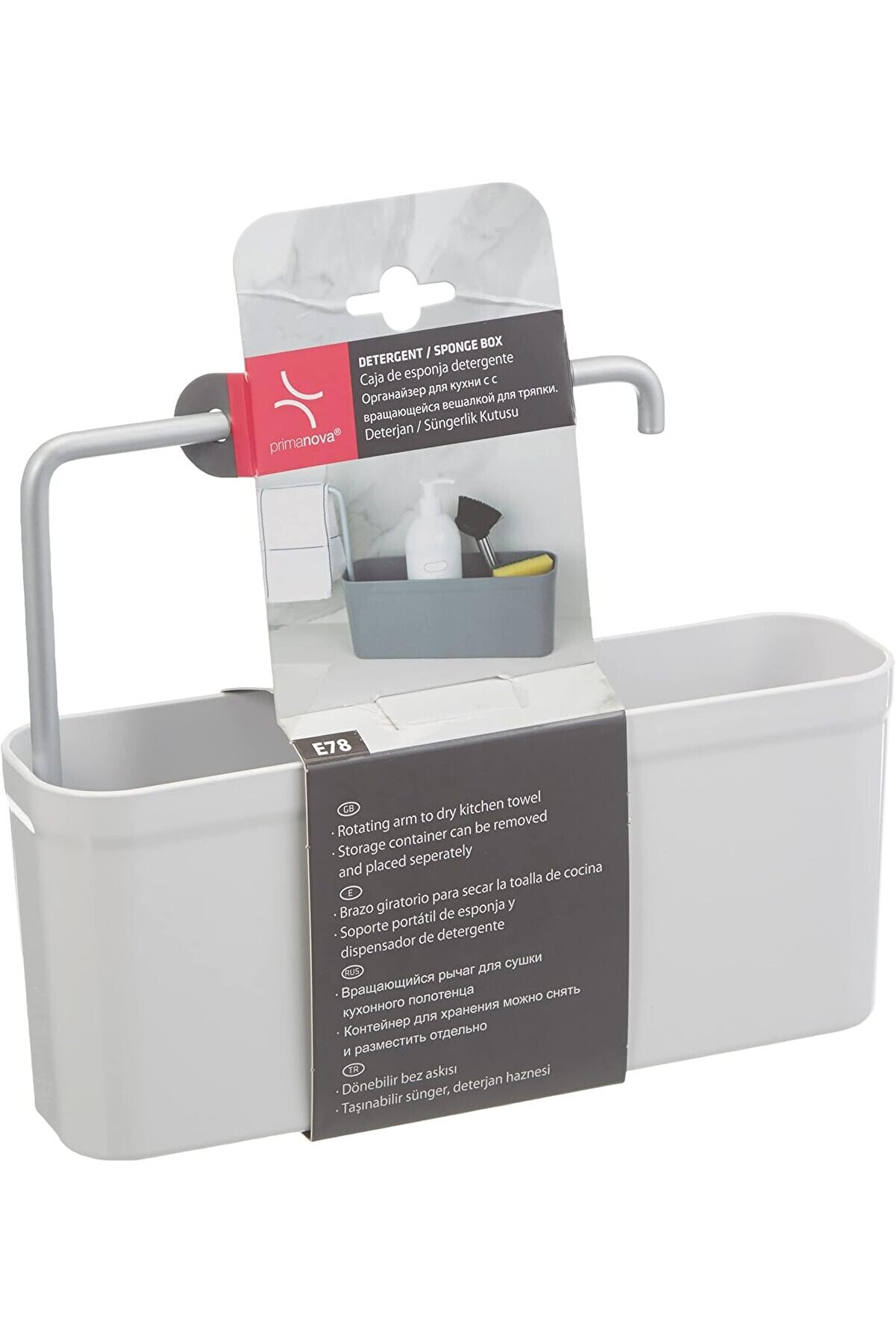 STOREMAX ynsShoping M-E78-01 Deterjan/Süngerlik Kutusu, Beyaz NewTrrending 1178227