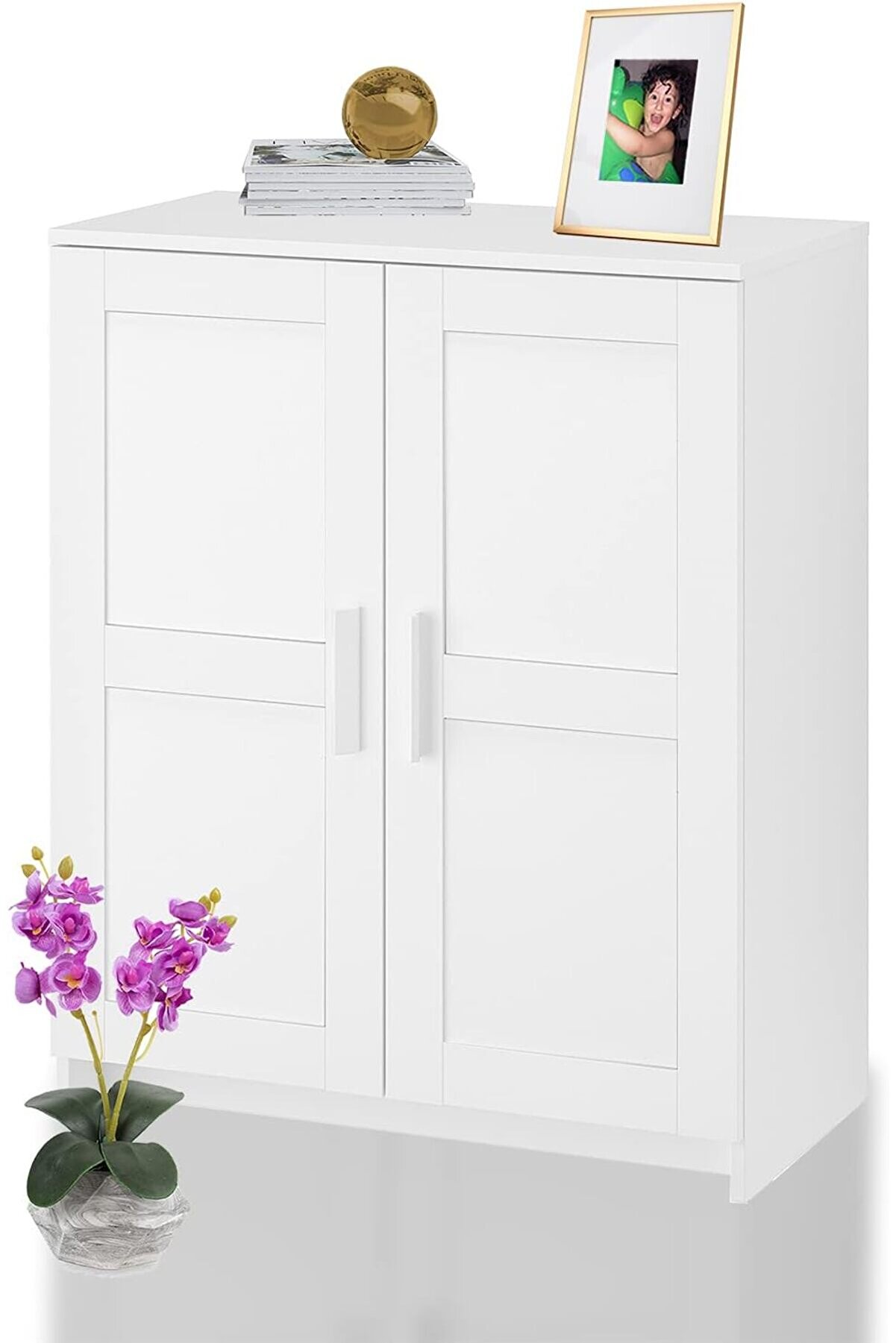 STOREMAX lvnshop KNS-104 Beyaz 2 KAPAKLI KONSOL 224120