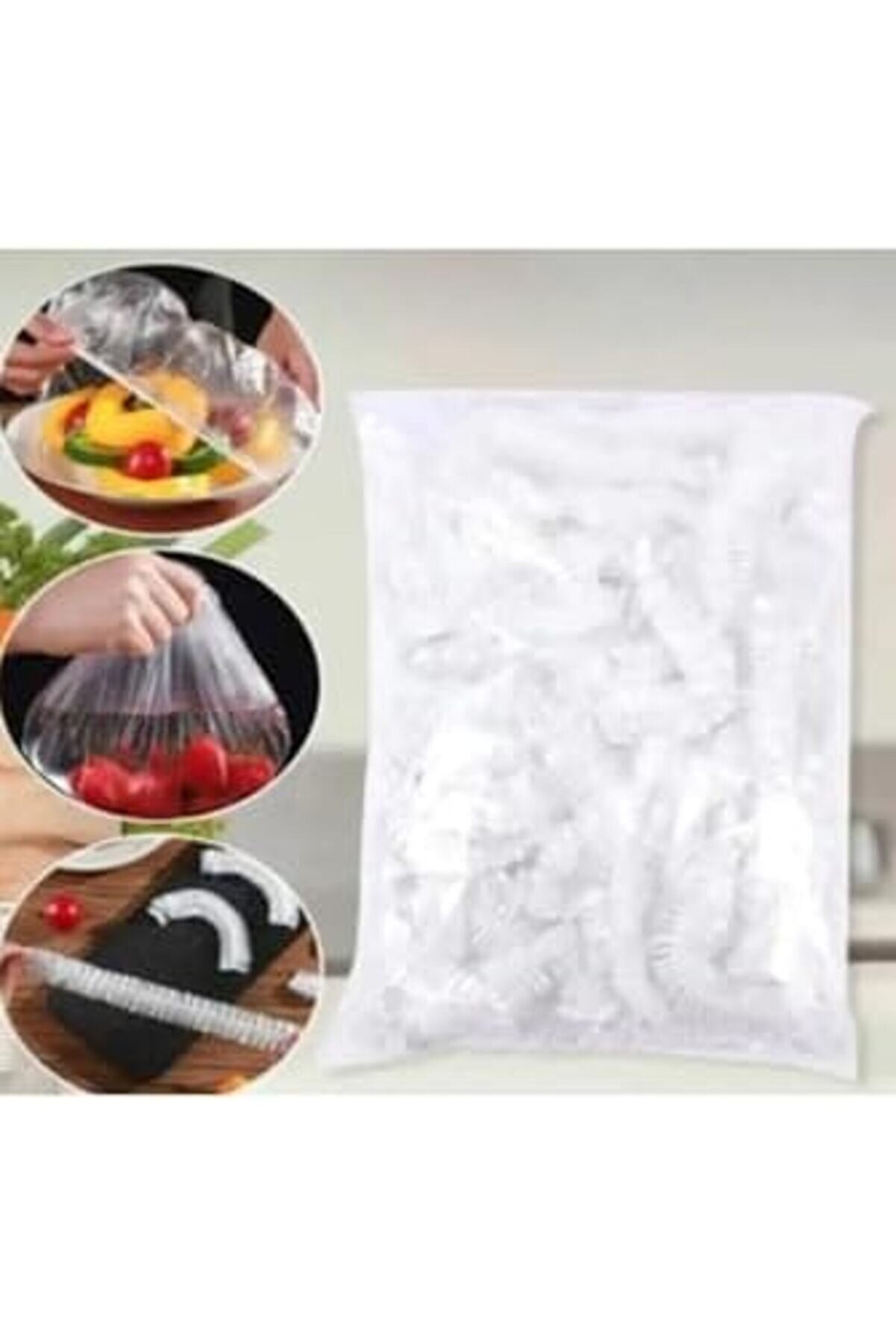 Lvnshop 100 Adet Tencere, Tabak, Tek Kullanımlık Dayanıklı Poşet, Tabak Ve Tencereler İçi̇n Kapak, Yi̇