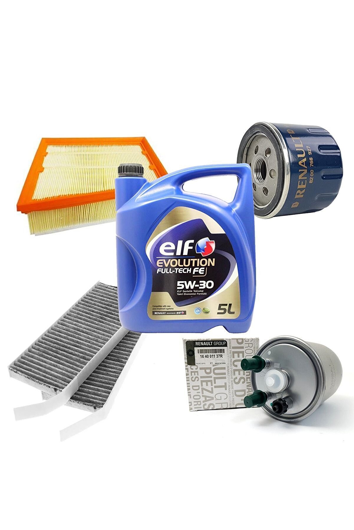 ELF Fultech 5w-30 Fe 5lt Mais Renault Latitude 1.5 Dci Filtre Bakım Seti 110 Bg Model 2011-2019 4 1