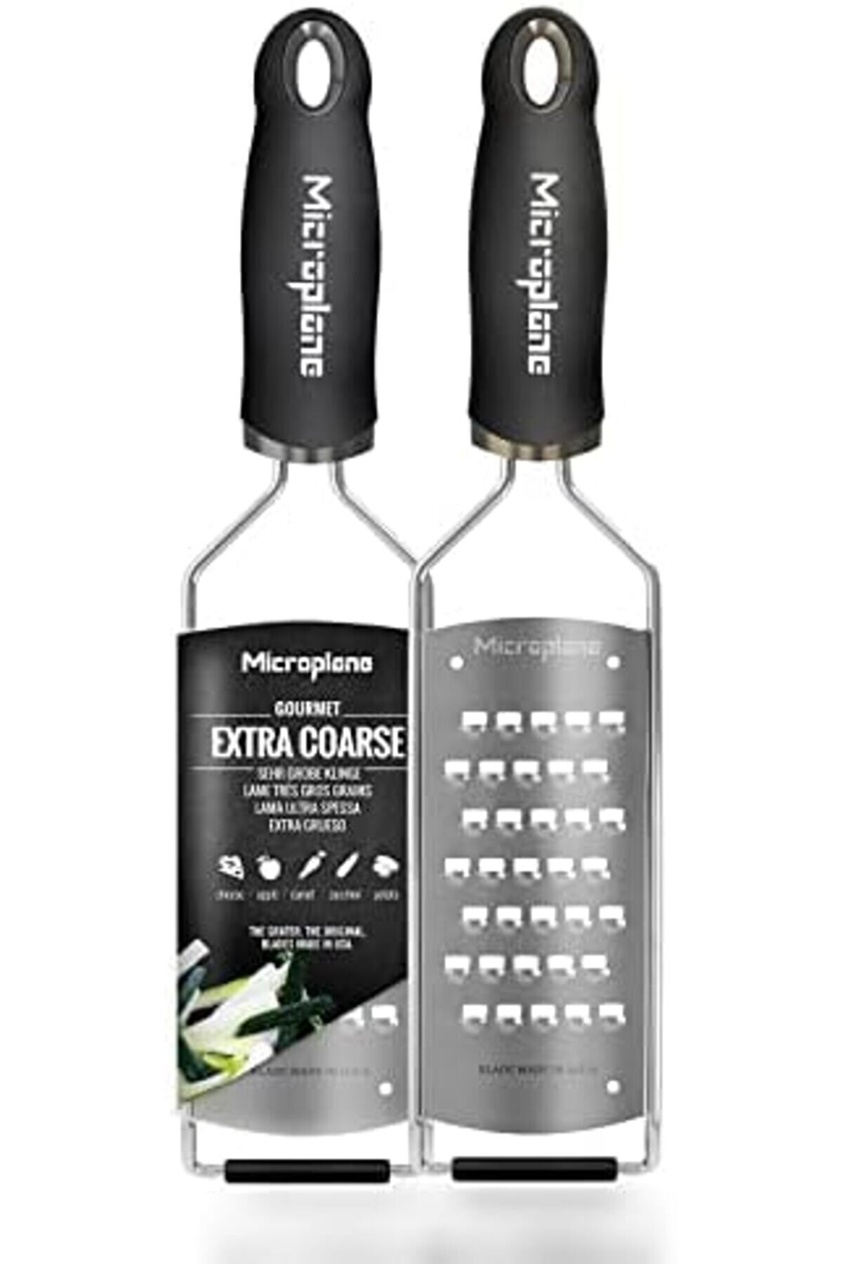 Mi̇croplane Mutfak Rendesi̇ Çok Kaba Patates, Kabak, Havuç, Elma, Lahana Ve Peyni̇r Içi̇n Paslanmaz Çel