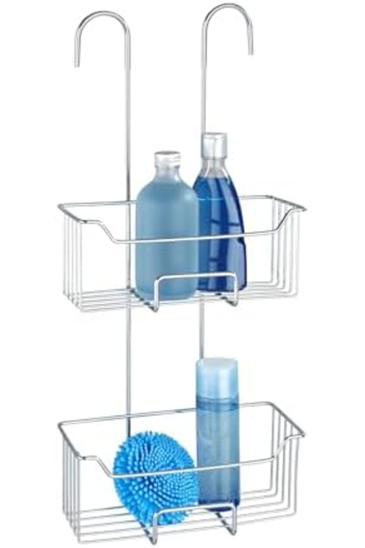 Snshop Mi̇lo Paslanmaz &Ccedil;eli̇kten Yapılmış Termostati̇k Duş Rafı, 2 Sevi̇yeli̇, Asılı Duş Rafı,