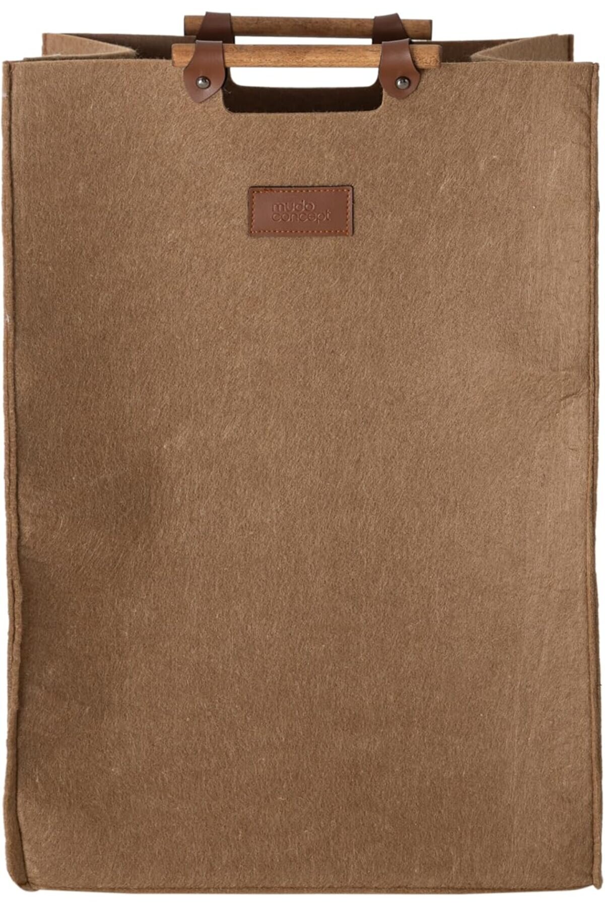 STOREMAX lvnshop Concept Dodie Keçe Çamaşır Sepeti Koyu Bej 29.5x37.5x52.5 224120