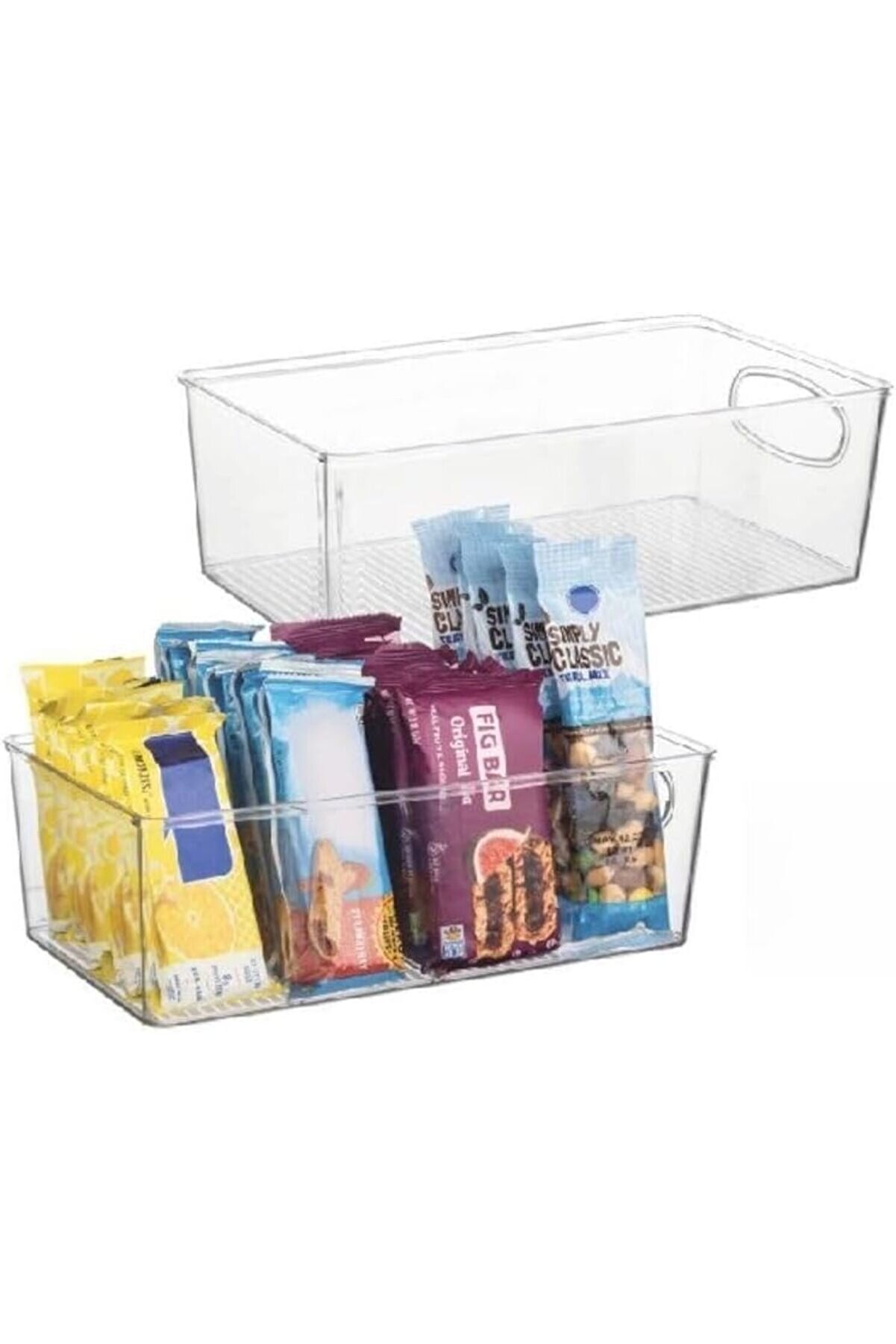 STOREMAX snShop Adet Şeffaf Akrilik &Ccedil;ok Ama&ccedil;lı Organizer Mutfak Buzdolabı Makyaj ve Banyo D&uuml;zenleyici