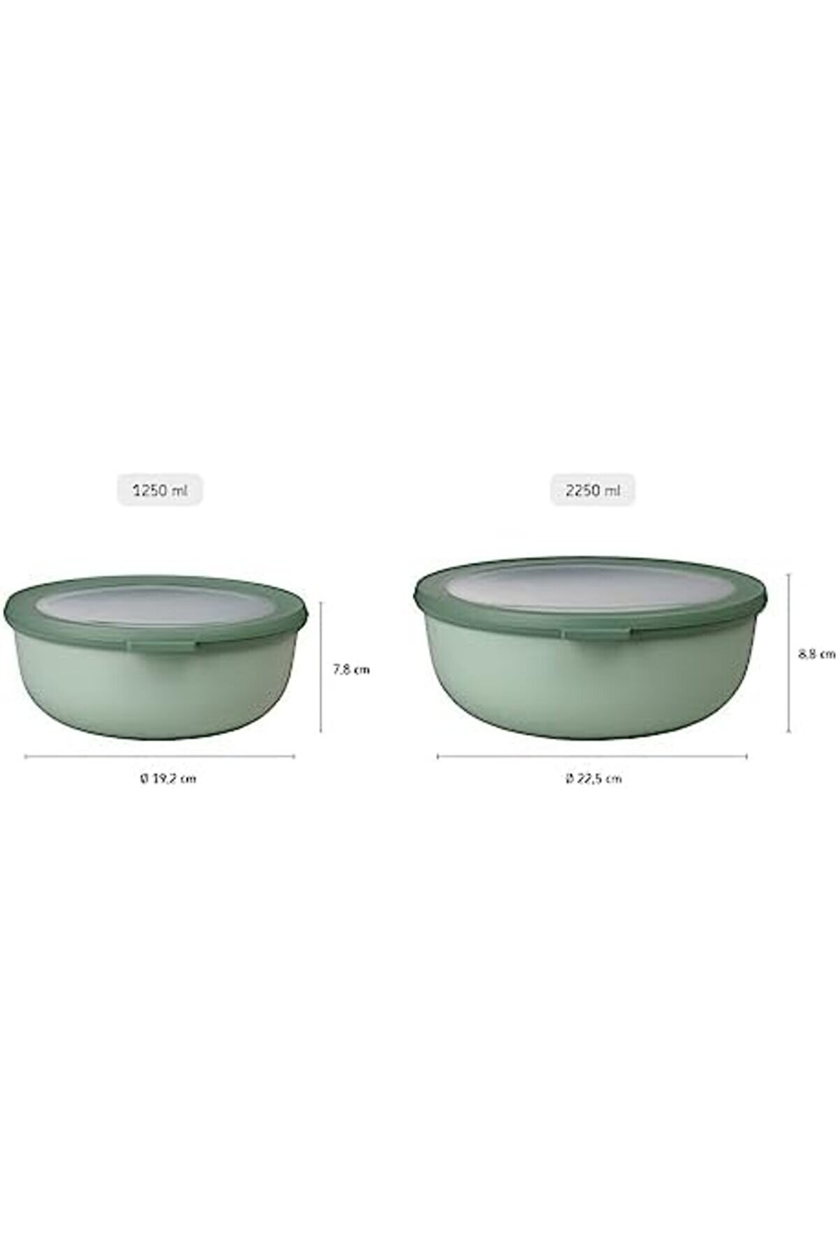 Lvnshop Ci̇rqula Yuvarlak Çok Amaçlı Kase – Çam – 1250 Ml Haci̇m – Kapaklı – Kırılmaz Malzeme – Sızdır